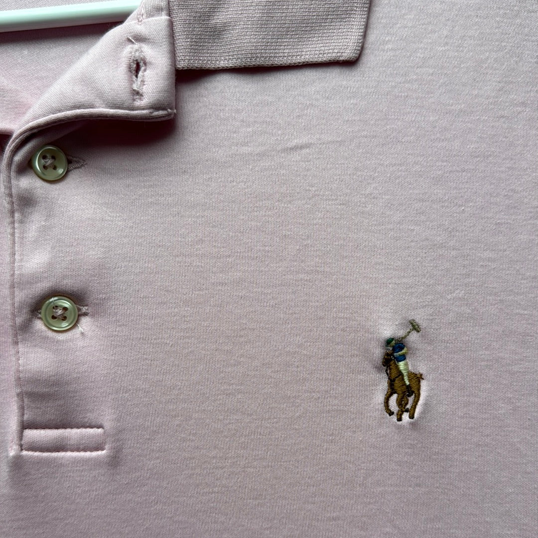 Polo Ralph Lauren Polo Shirt, Pink Mens Size L