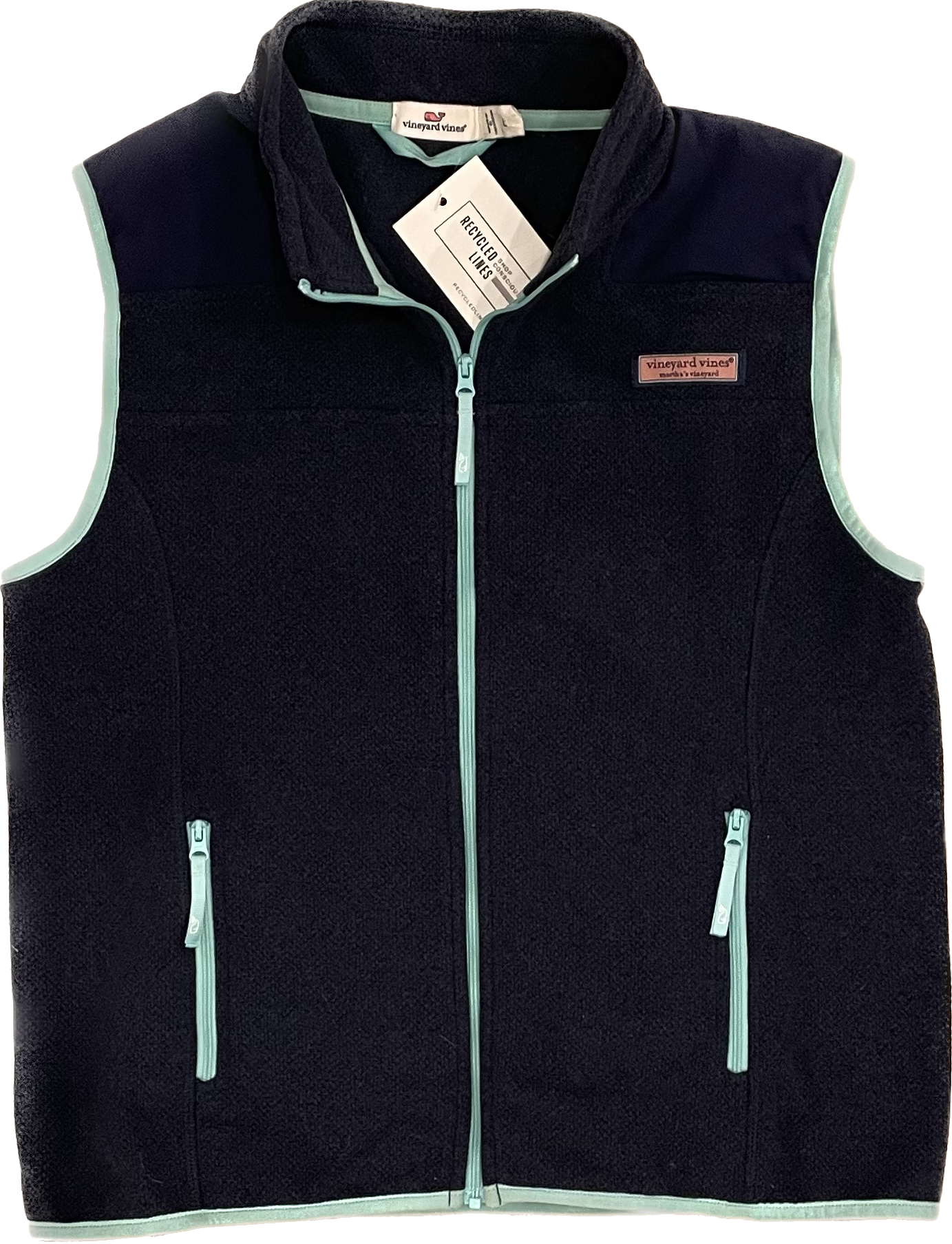 Vineyard Vines Vest, Navy Girls Size L in excellent condition — Recycled Lines, Fairfield CT | Premium Sustainable Consignment