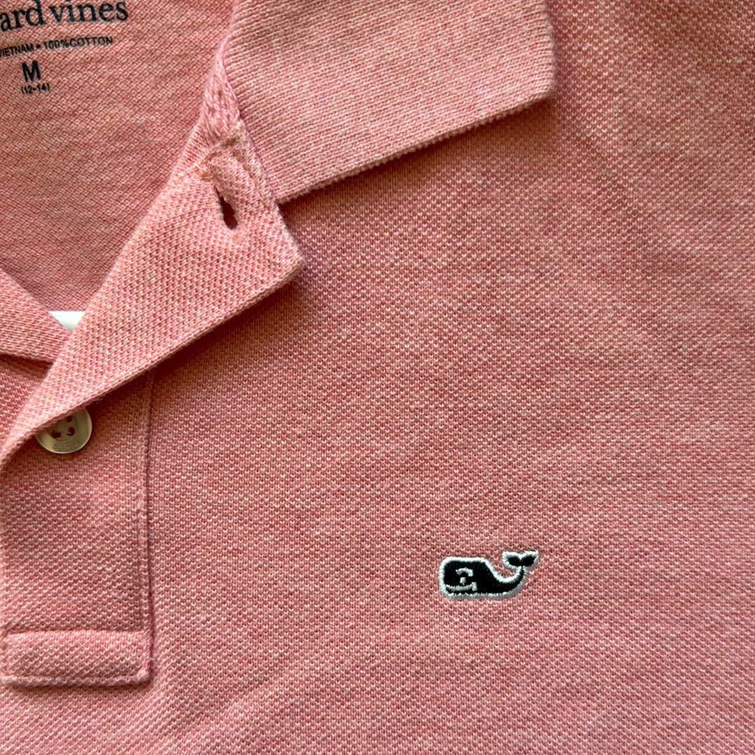 Vineyard Vines Polo, Pink Boys Size M (12/14) in excellent condition — Recycled Lines, Fairfield CT | Premium Sustainable Consignment