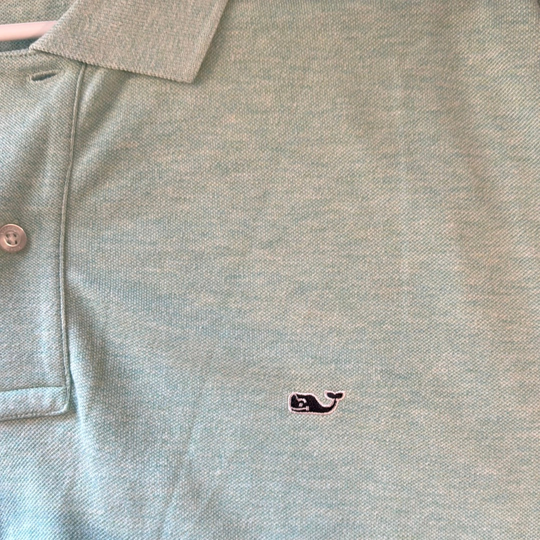 Vineyard Vines Polo, Mint Mens Size L