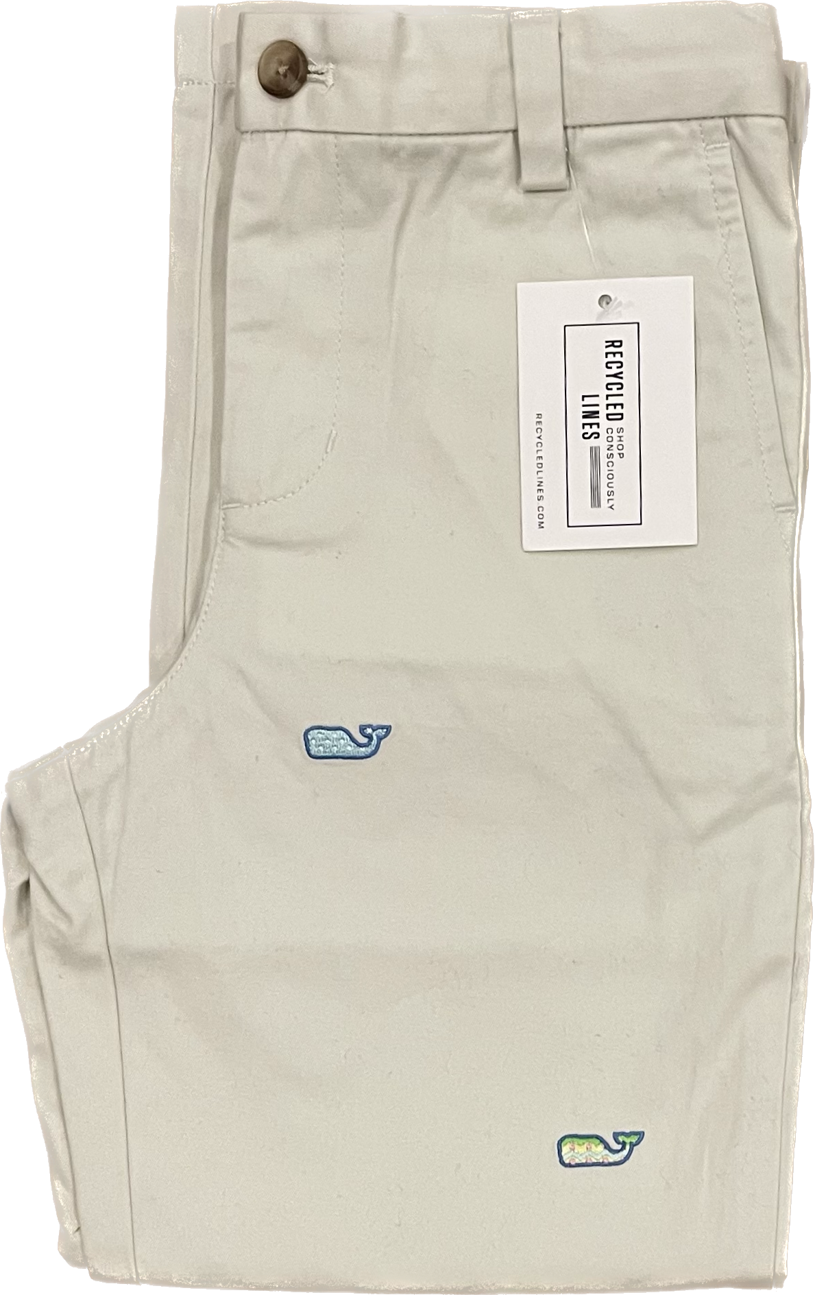 Vineyard Vines Pants, Khaki w/Logo Boys Size 7 in excellent condition — Recycled Lines, Fairfield CT | Premium Sustainable Consignment