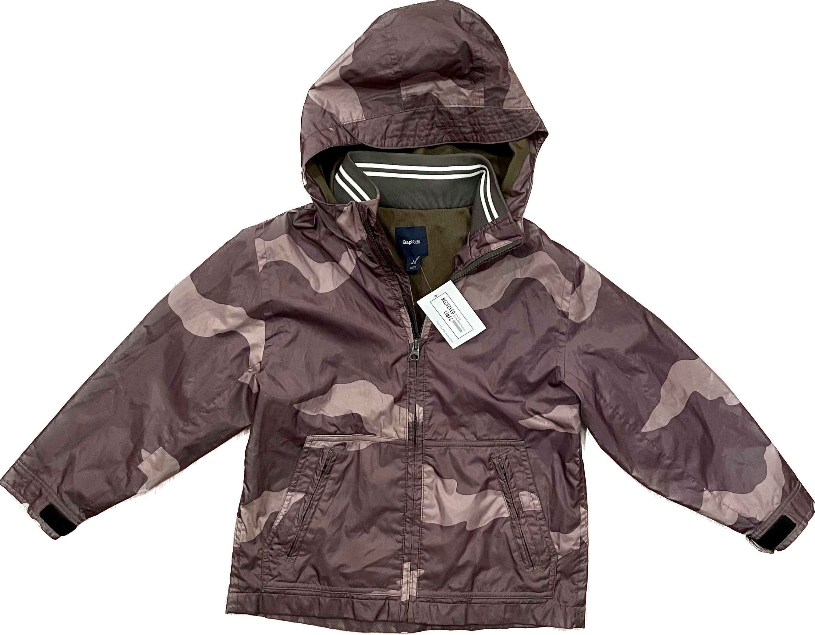Gap Kids Rain Coat, Camo Boys Size S (6/7)