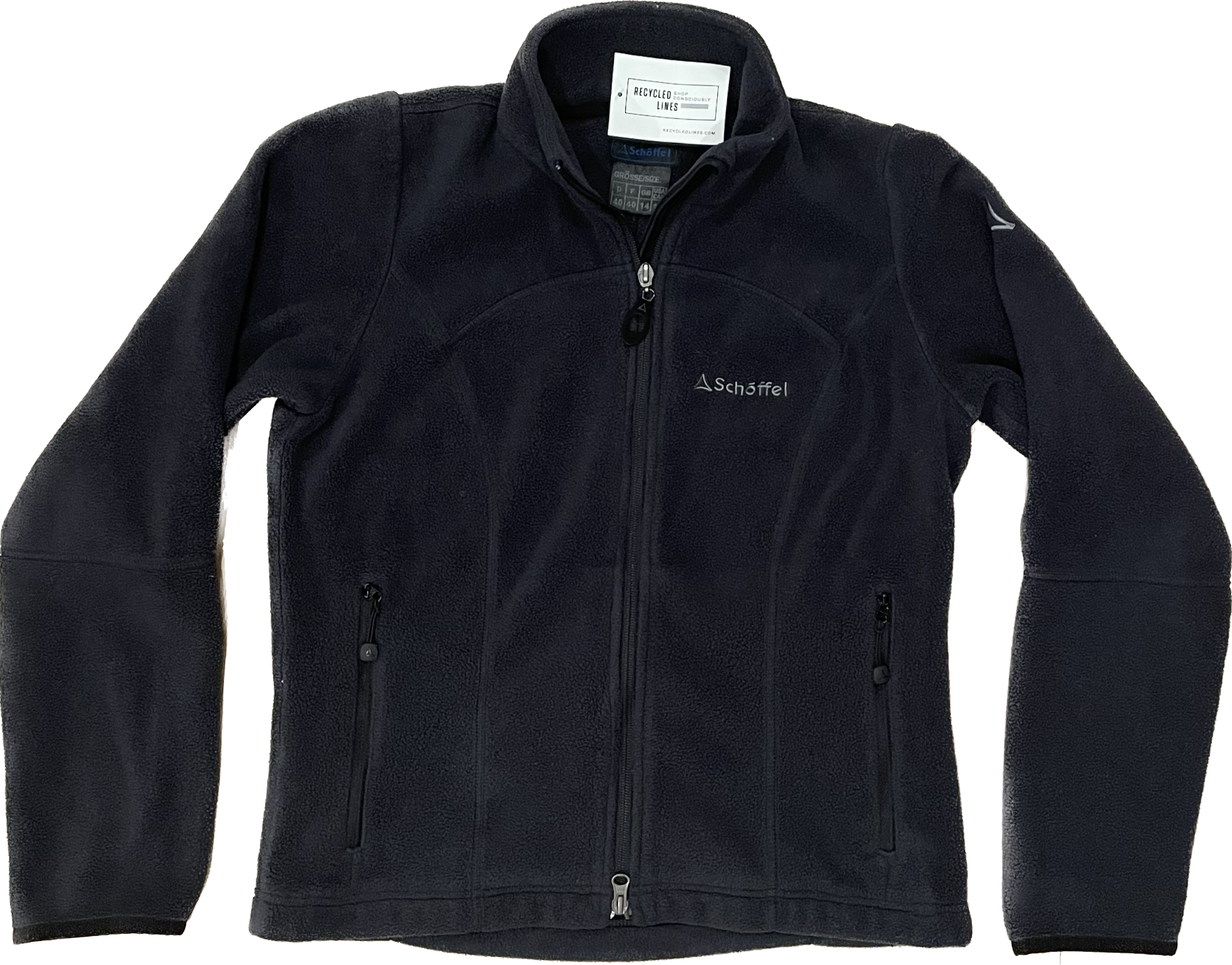 Schoffel Fleece Jacket, Navy Women's Size 10