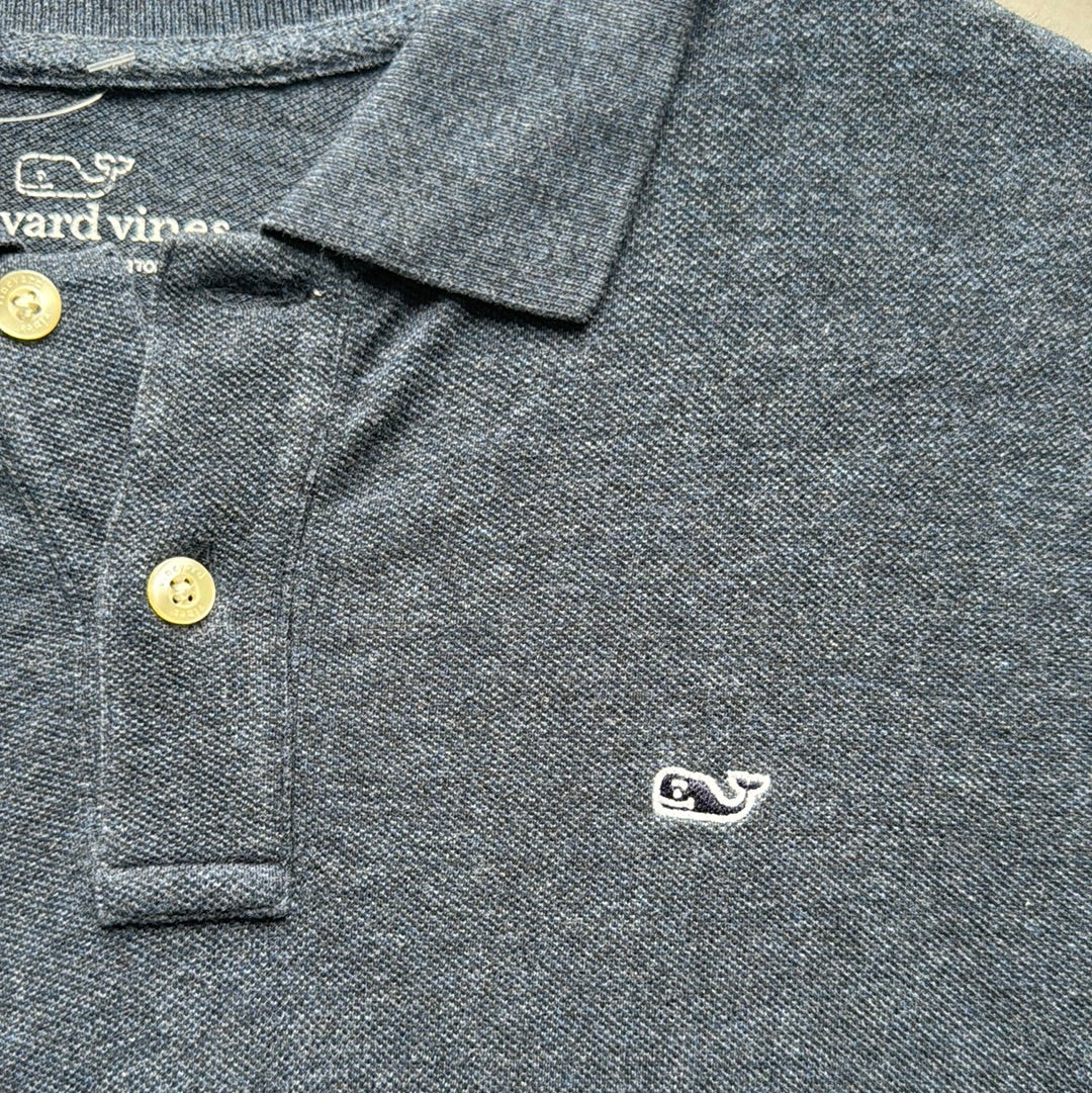 Vineyard Vines Polo, Navy Boys Size L (16/18) in excellent condition — Recycled Lines, Fairfield CT | Premium Sustainable Consignment