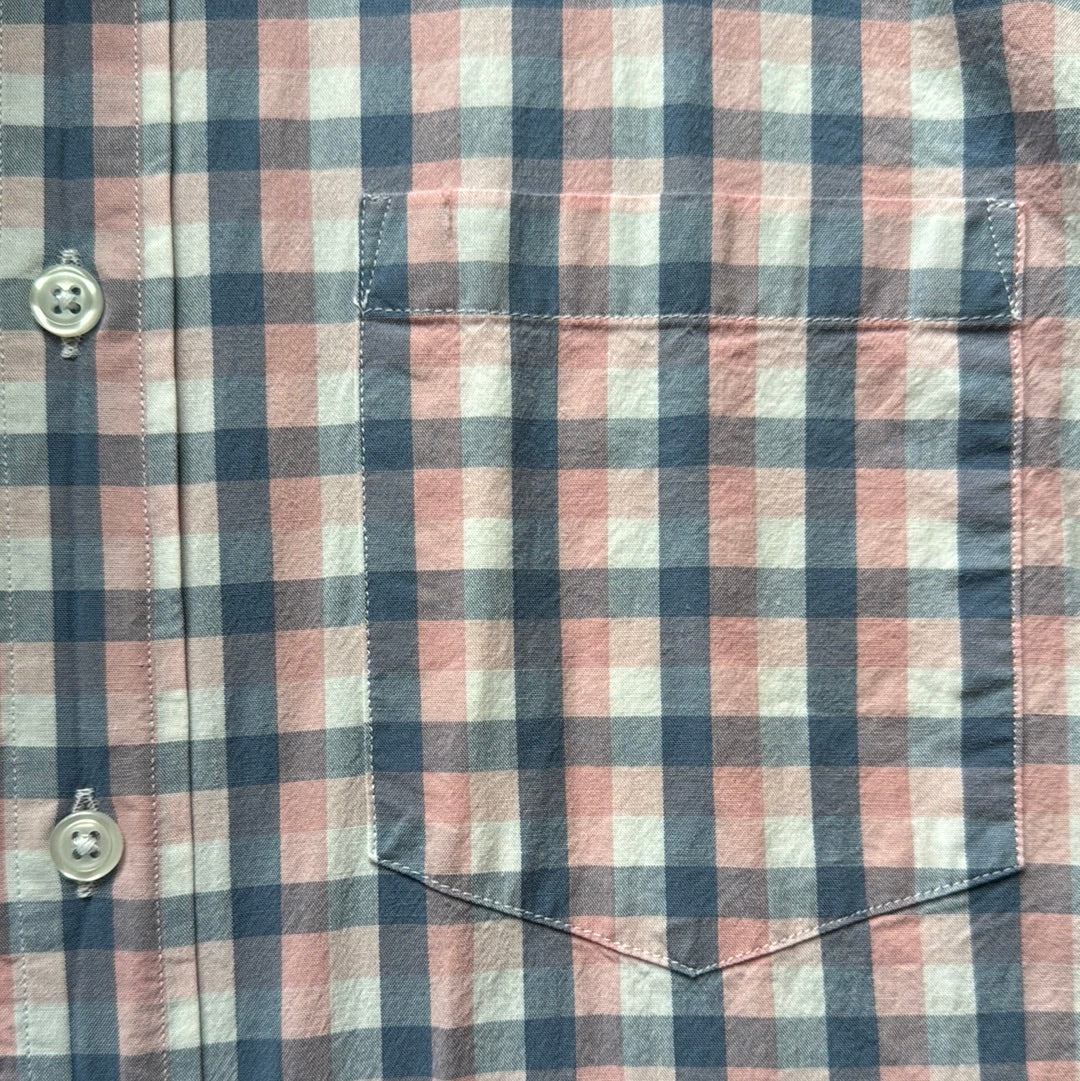 J.Crew Long Sleeve Button Down, Blue/Pink Mens Size S