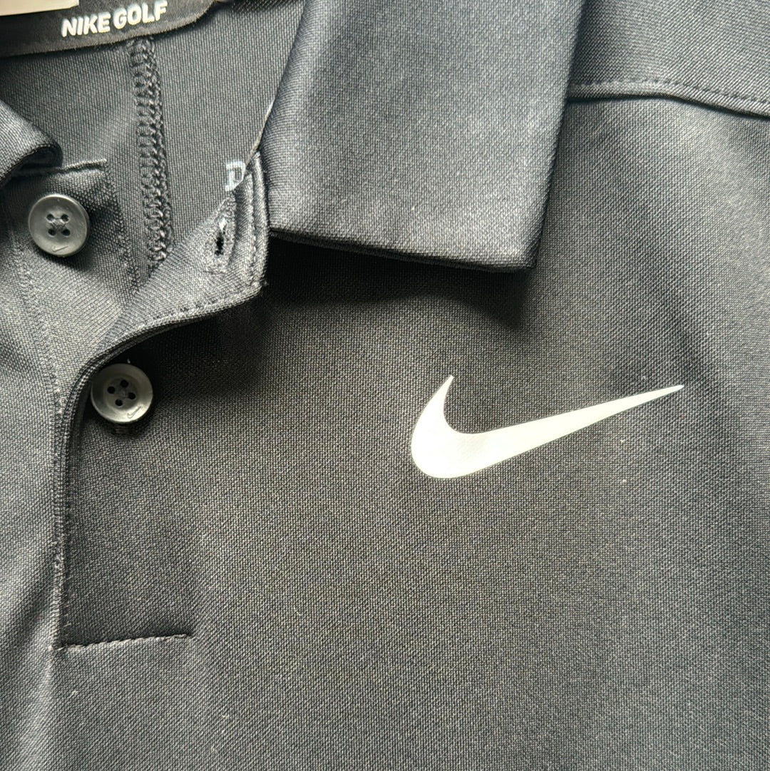 Nike Golf Polo, Black Boys Size L in excellent condition — Recycled Lines, Fairfield CT | Premium Sustainable Consignment