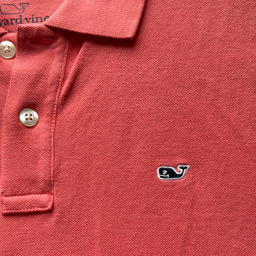 Vineyard Vines Polo, Pink Boys L (16/18) in excellent condition — Recycled Lines, Fairfield CT | Premium Sustainable Consignment