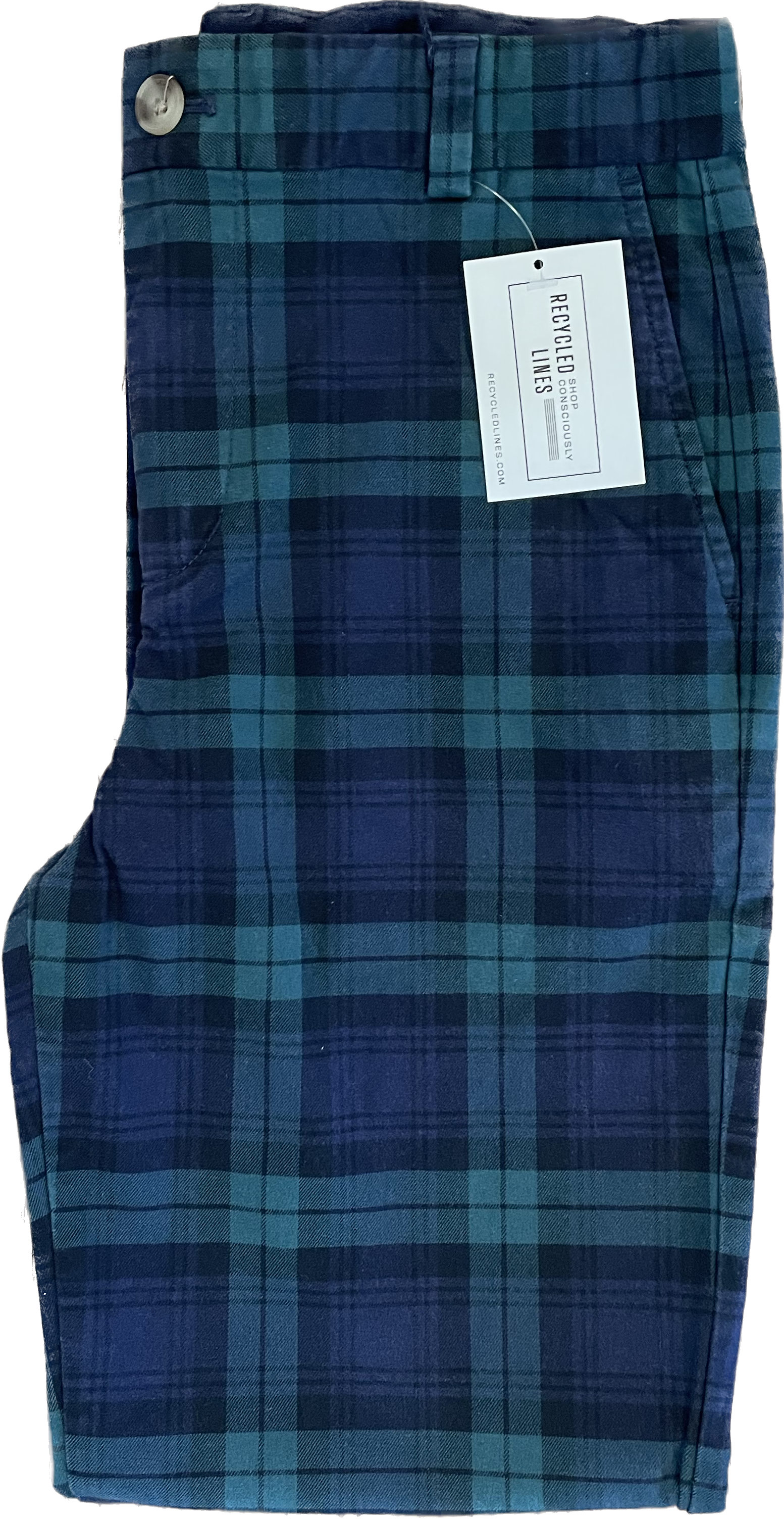 Vineyard Vines Pants, Green Plaid Boys Size 16 in excellent condition — Recycled Lines, Fairfield CT | Premium Sustainable Consignment