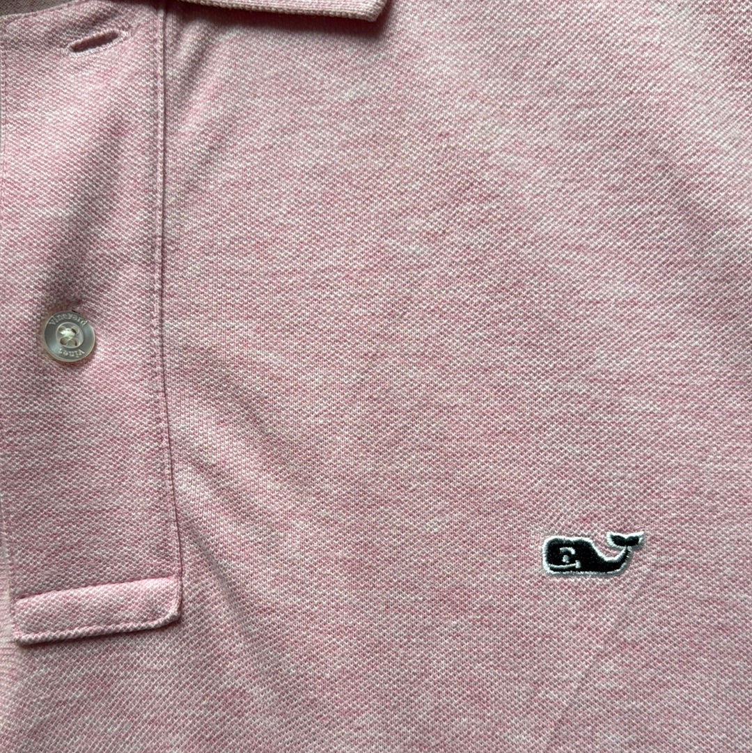 Vineyard Vines Polo, Pink Mens Size L