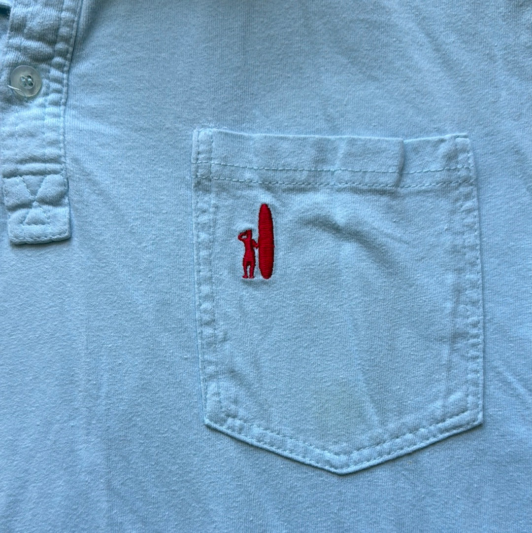 johnnie-O Polo, Blue Boys Size 14 in excellent condition — Recycled Lines, Fairfield CT | Premium Sustainable Consignment