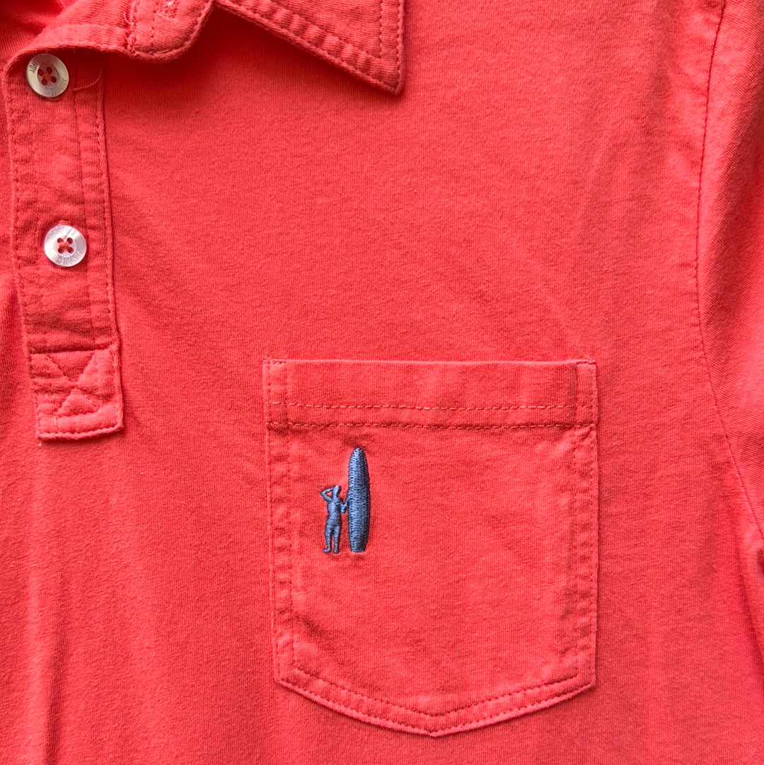 johnnie-O Polo, Red Boys Size 12 in excellent condition — Recycled Lines, Fairfield CT | Premium Sustainable Consignment