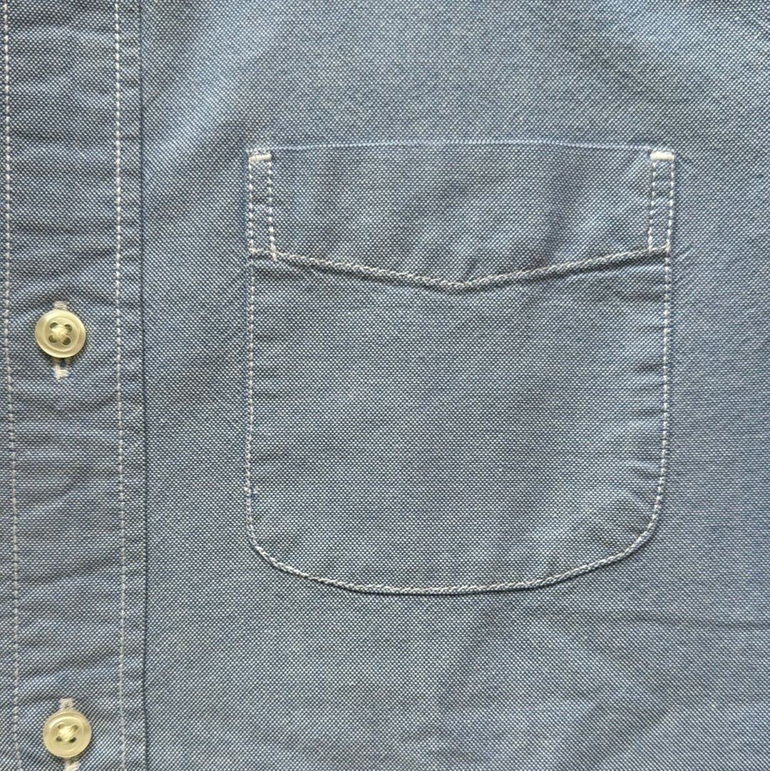 Crewcuts Oxford Button Down, Blue Boys Size 10 in excellent condition — Recycled Lines, Fairfield CT | Premium Sustainable Consignment