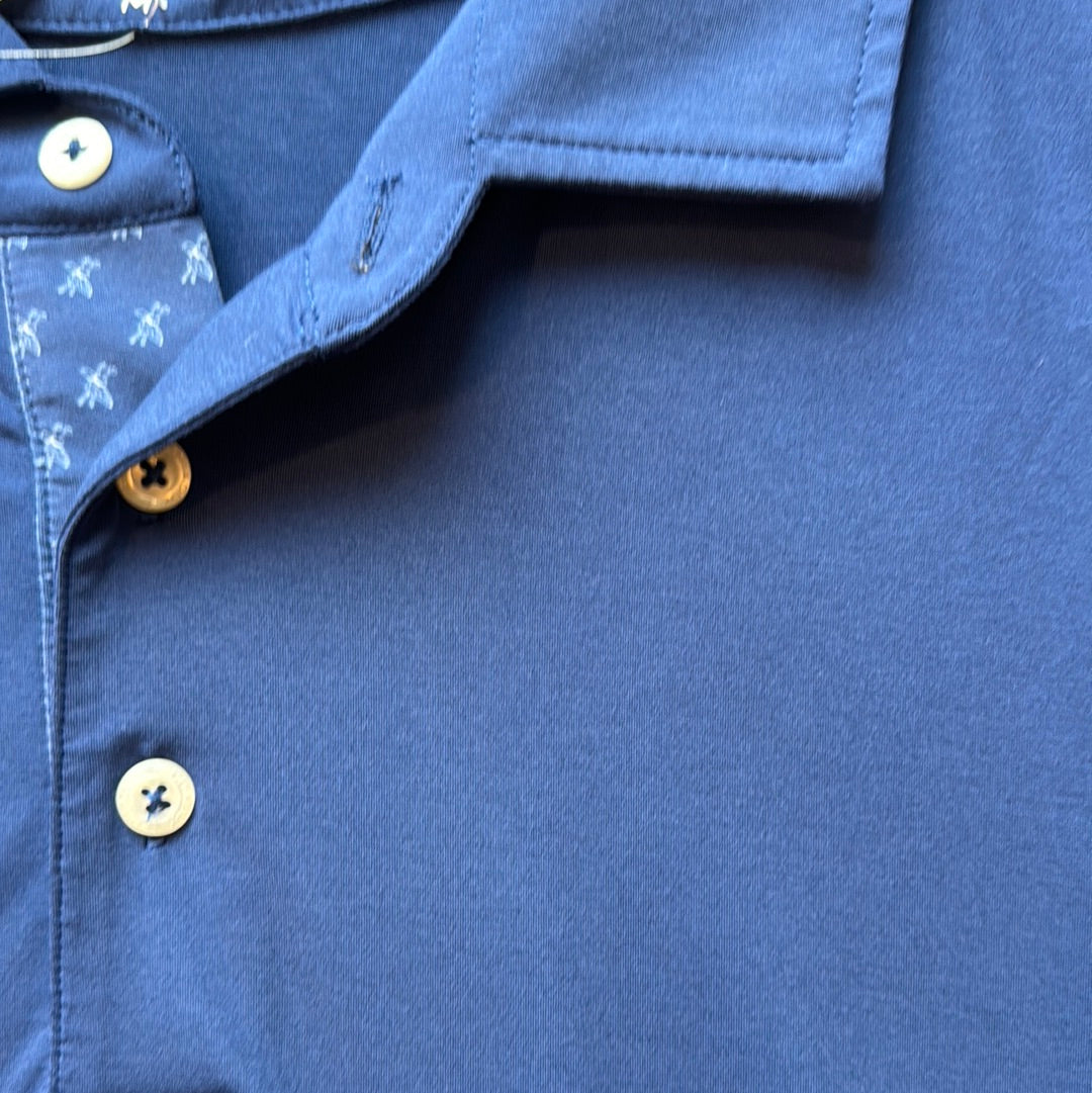 B.Draddy Sport Polo, Navy Mens Size M