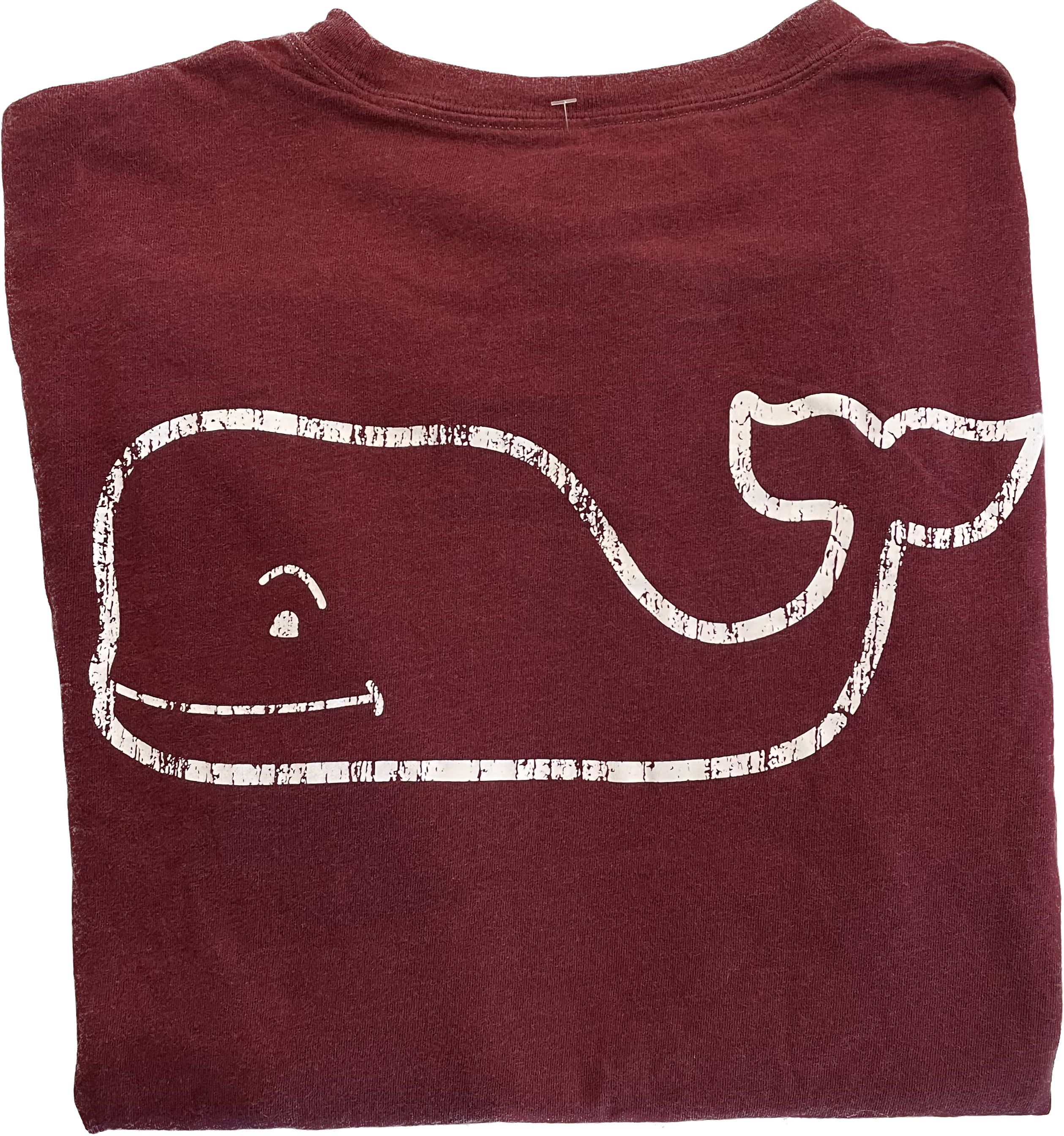 Vineyard Vines Long Sleeve Tee, Rust Mens Size S