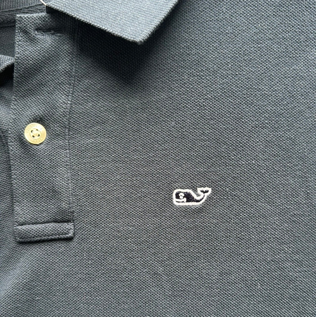 Vineyard Vines Long Polo, Navy Boys Size L (16) in excellent condition — Recycled Lines, Fairfield CT | Premium Sustainable Consignment