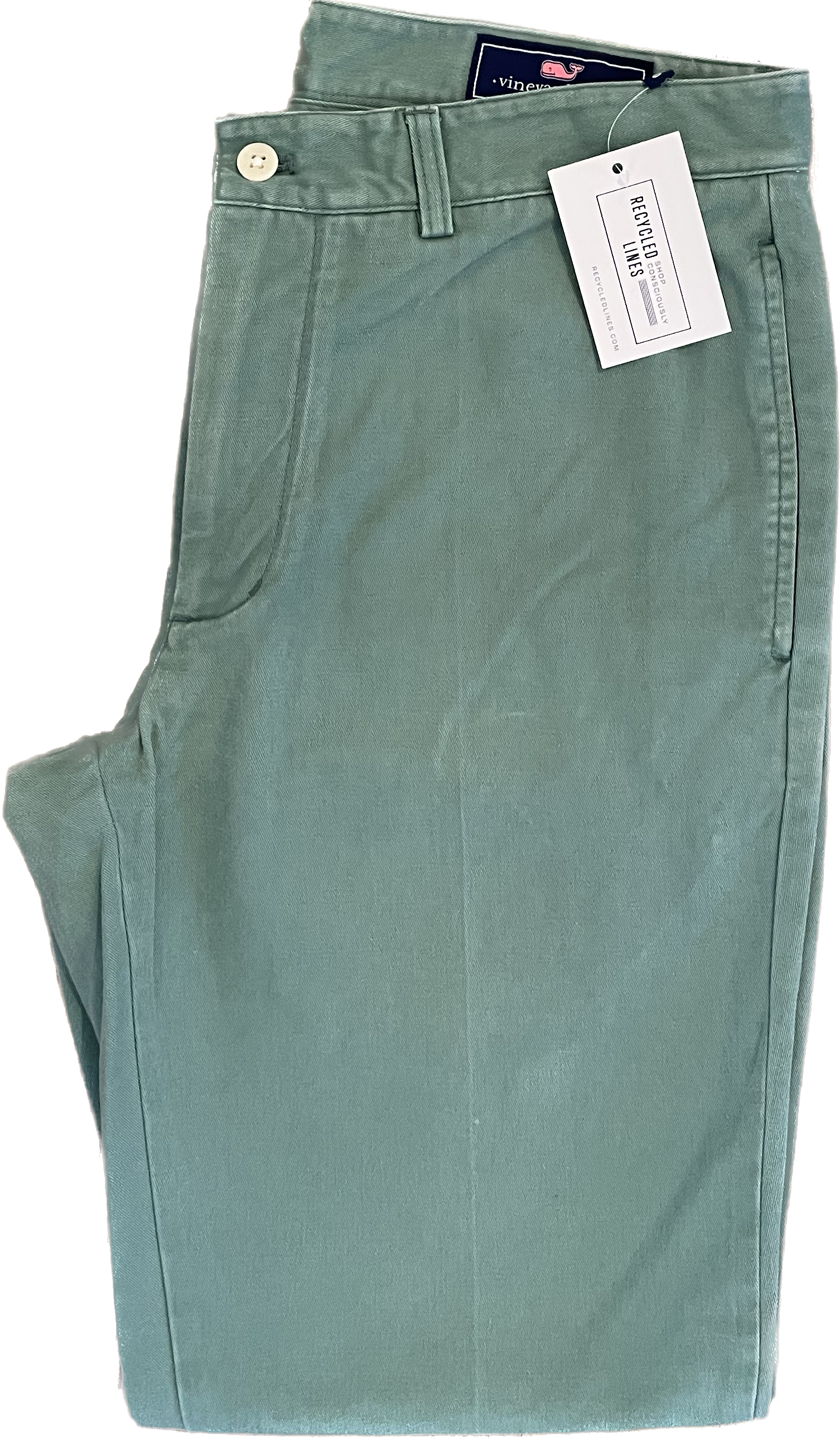 Vineyard Vines Pants, Green Mens Size 32x30 in excellent condition — Recycled Lines, Fairfield CT | Premium Sustainable Consignment