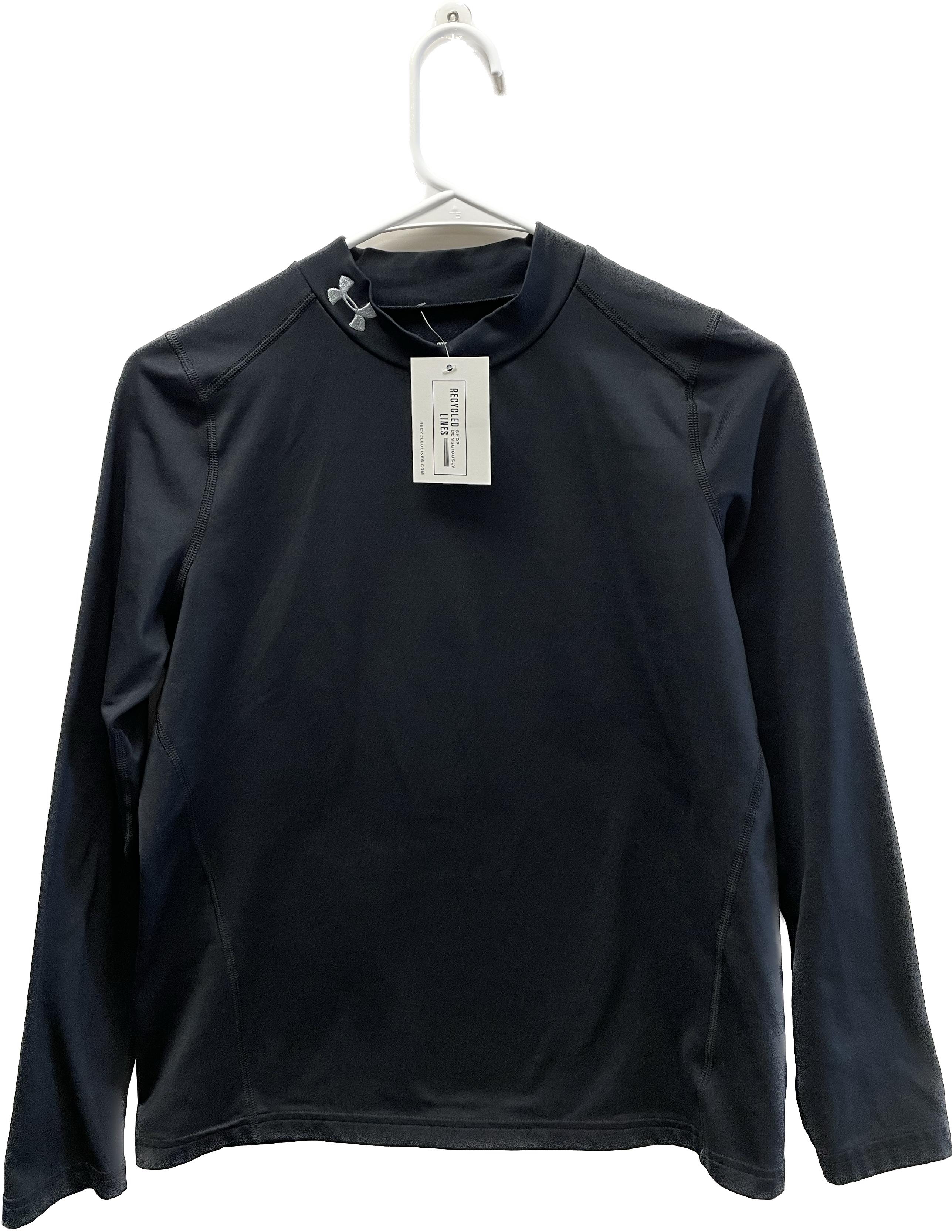 Under Armour Long Sleeve Tee, Black Boys Size XL in excellent condition — Recycled Lines, Fairfield CT | Premium Sustainable Consignment