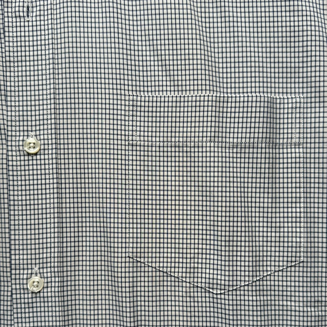 J.Crew Button Down, Navy Check Mens Size XL in excellent condition — Recycled Lines, Fairfield CT | Premium Sustainable Consignment