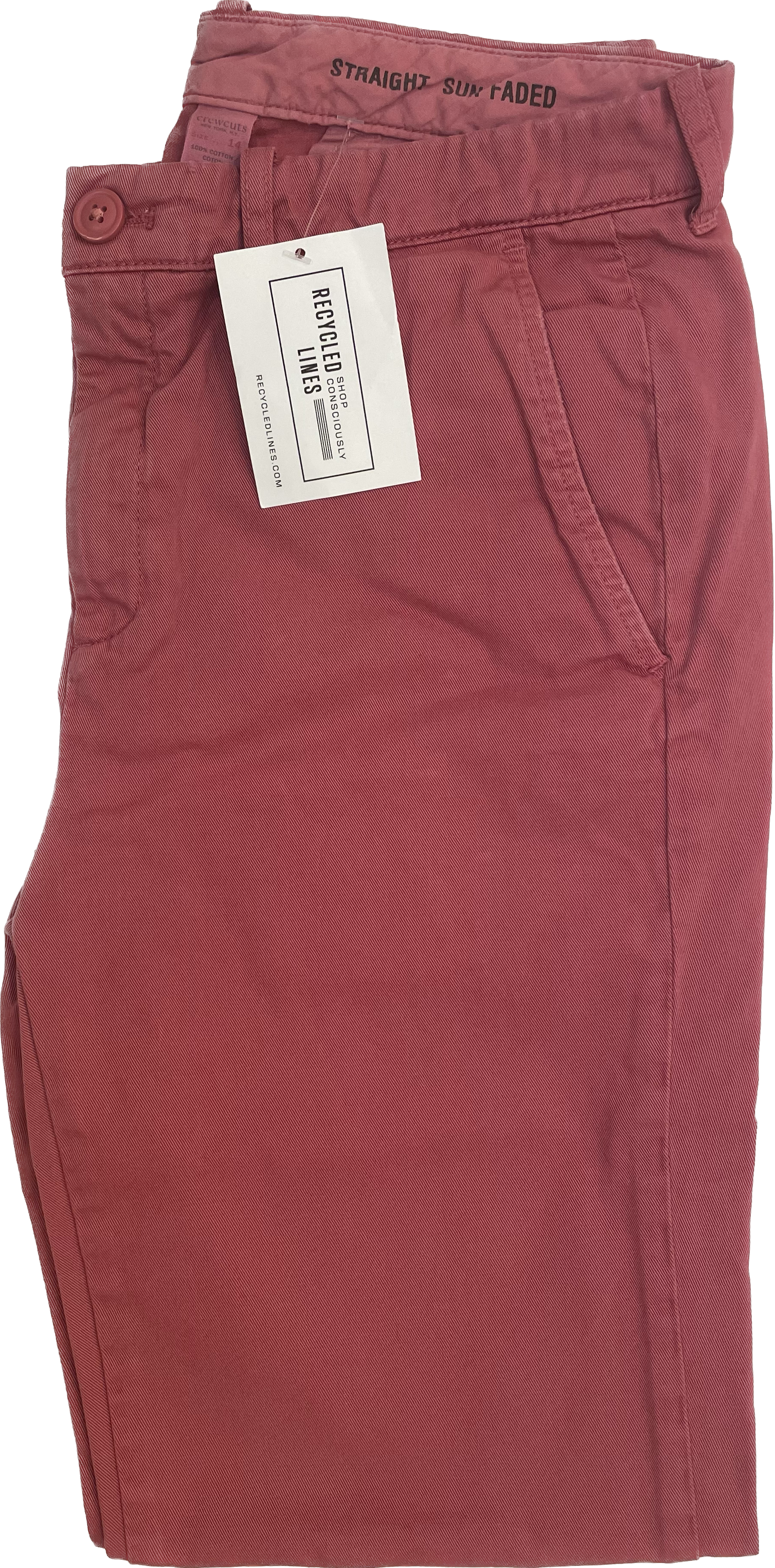Crewcuts Pants, Nantucket Red Boys Size 14 in excellent condition — Recycled Lines, Fairfield CT | Premium Sustainable Consignment