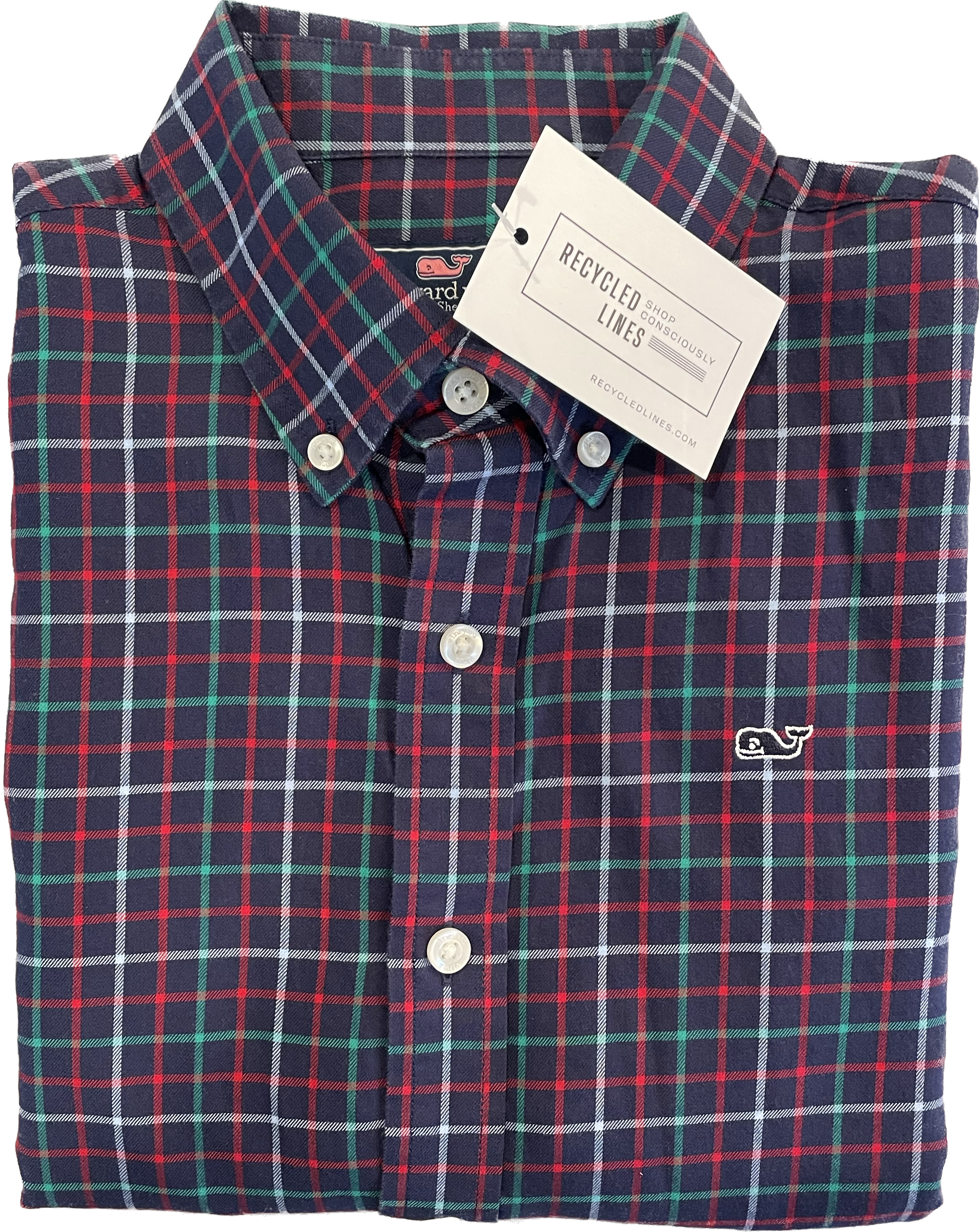 Vineyard vine button shop down