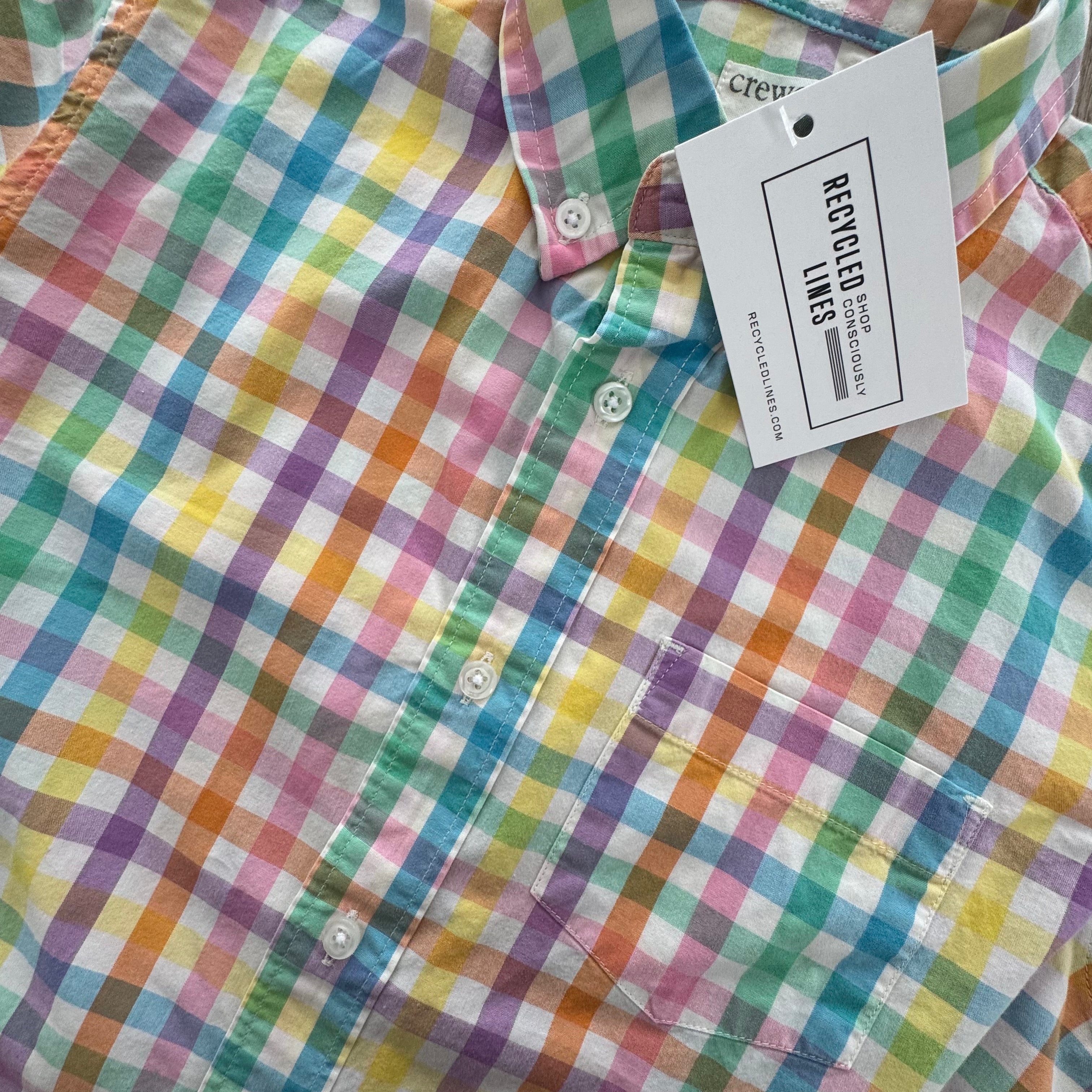 Crewcuts Button Down, Pastel Multi Boys Size 10
