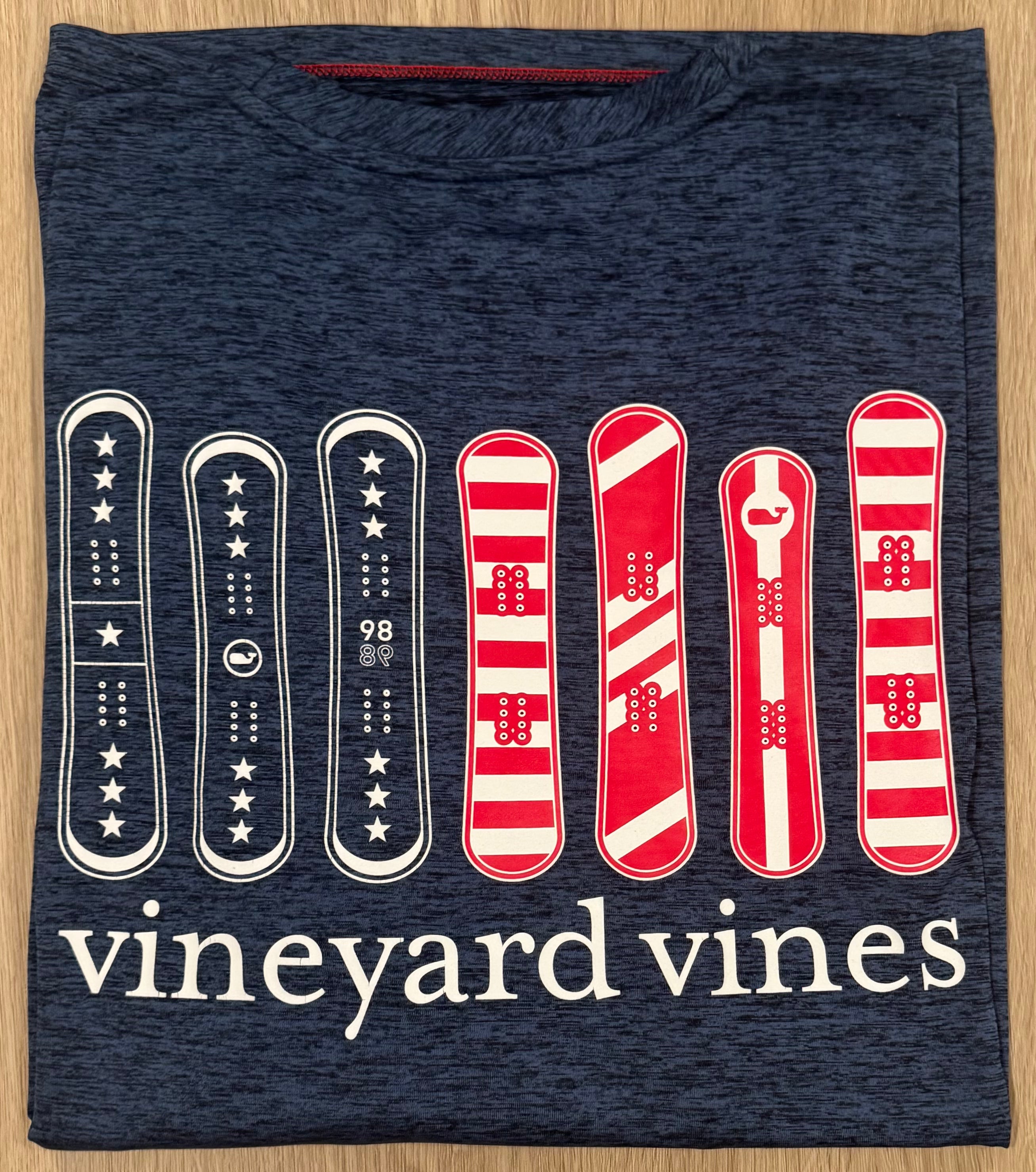 Vineyard Vines Performance Snowboard, Navy Mens Size M