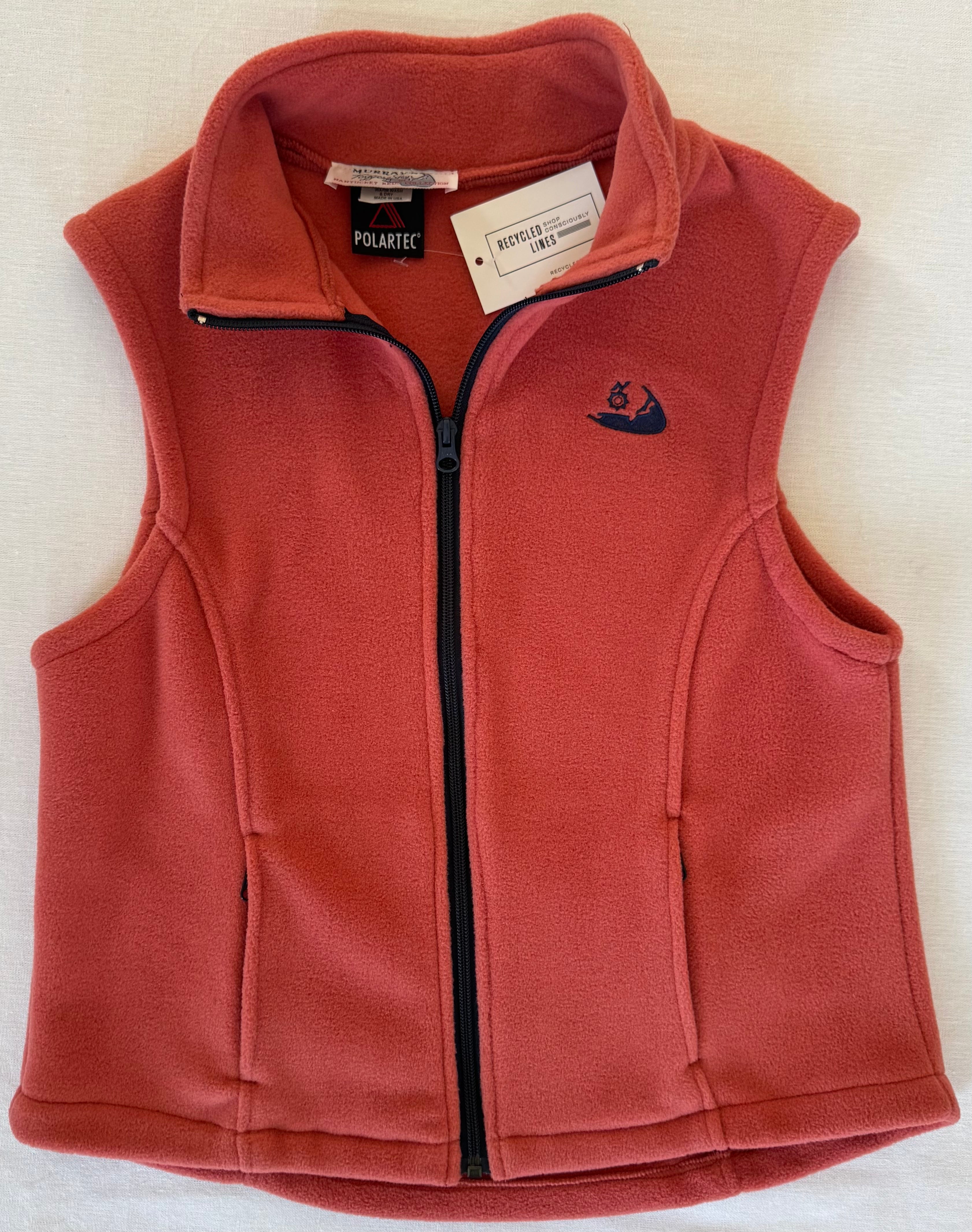 Murray's Toggerty Shop NWOT Nantucket Polartec Vest, Nantucket Red Womens Size S