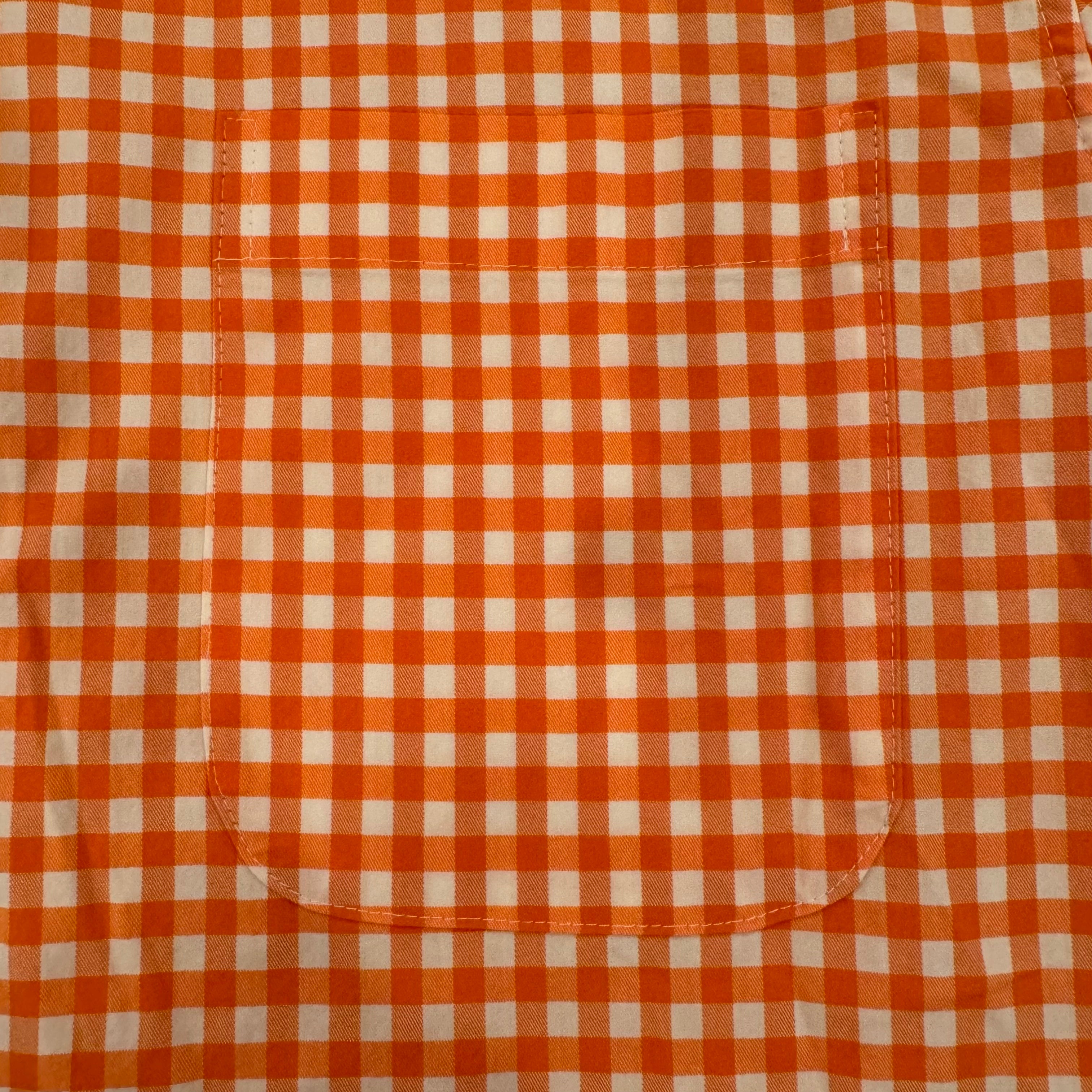 Vineyard Vines NWT Performance Button Down, Orange/White Mens Size M