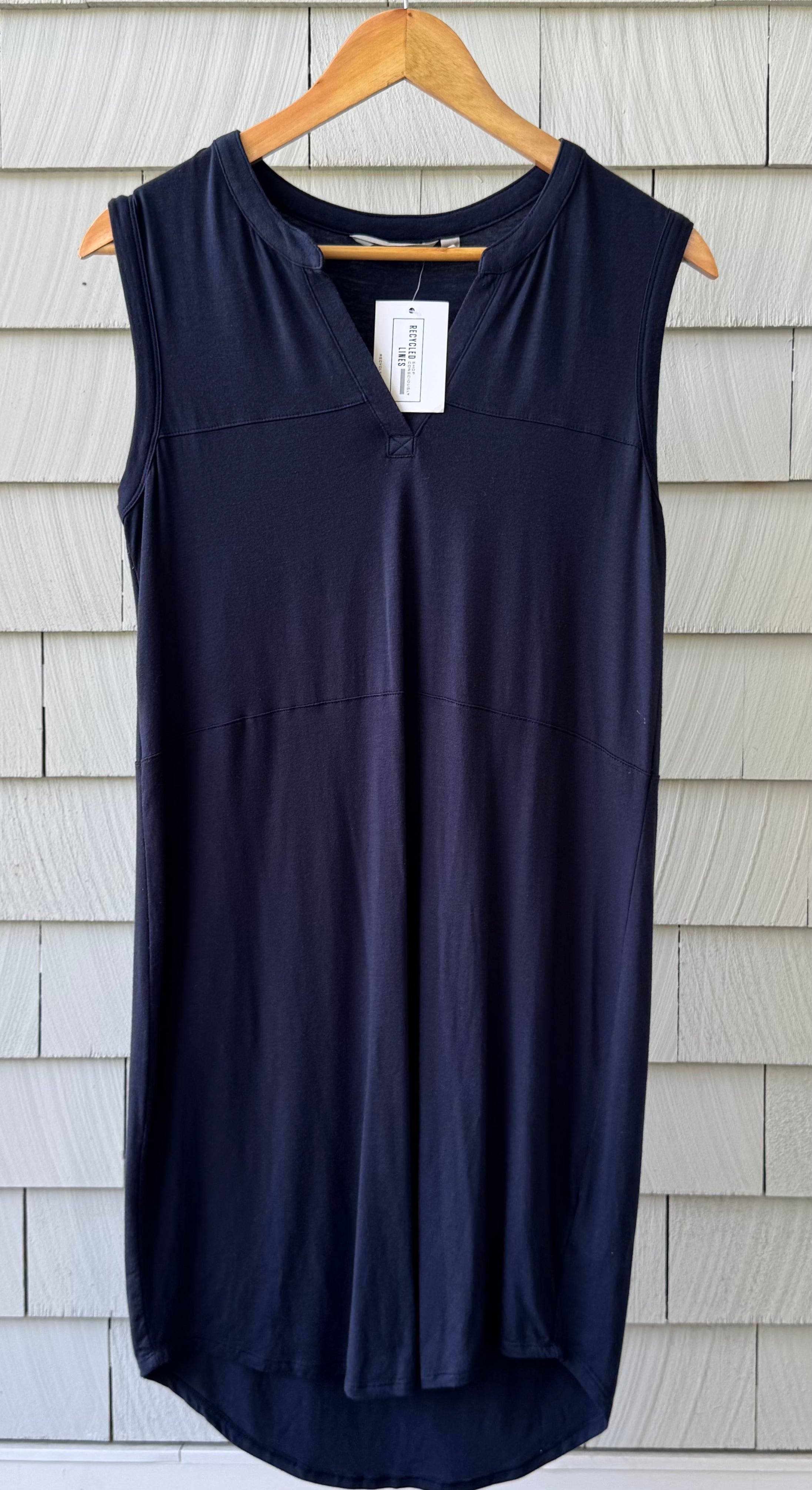 Athleta Sleeveless Dress, Navy Womens Size S