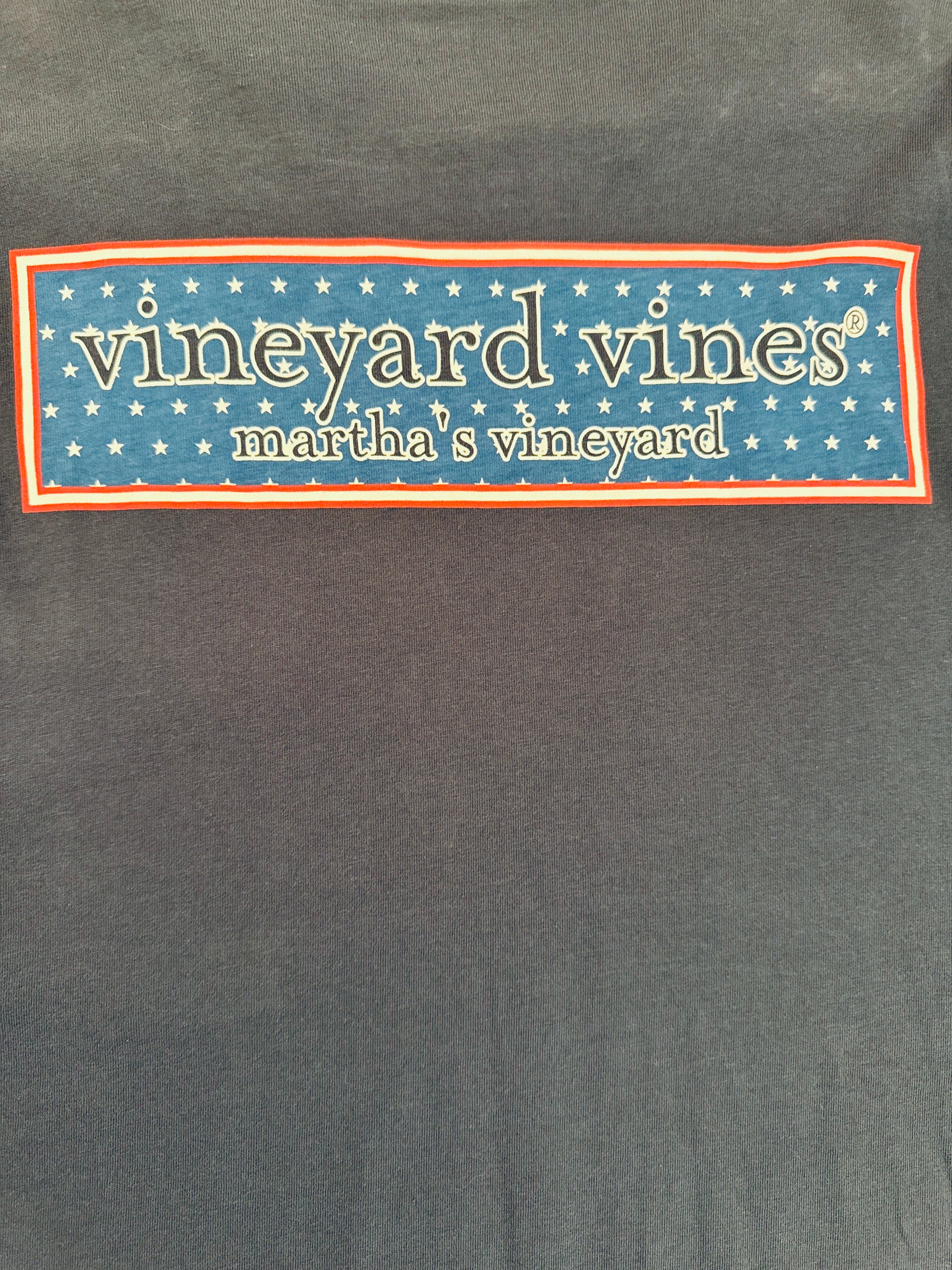 Vineyard Vines NWT Stars & Stripes Tee, Navy Mens Size XXL