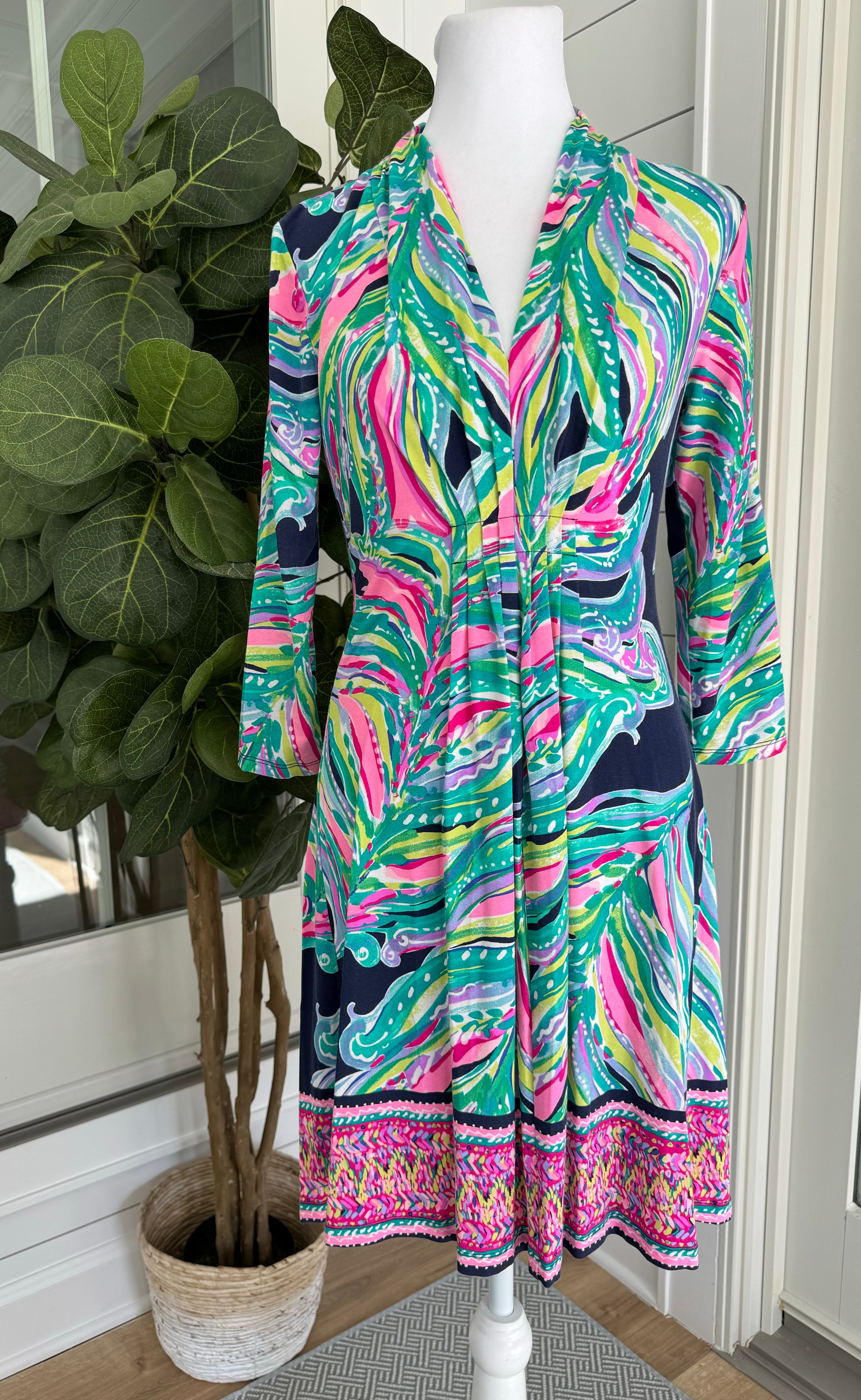 Lilly Pulitzer Dress, Multi Womens Size S in excellent condition — Recycled Lines, Fairfield CT | Premium Sustainable Consignment