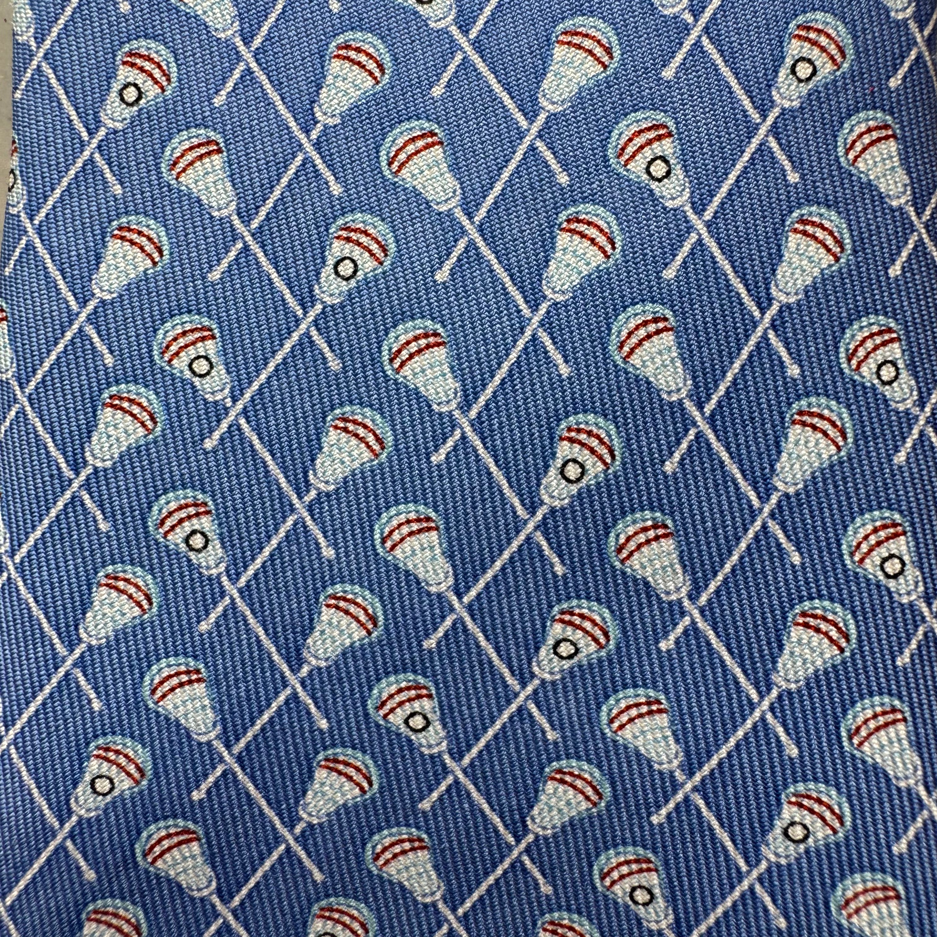 Vineyard Vines Lacrosse Tie, Blue Boys in excellent condition — Recycled Lines, Fairfield CT | Premium Sustainable Consignment