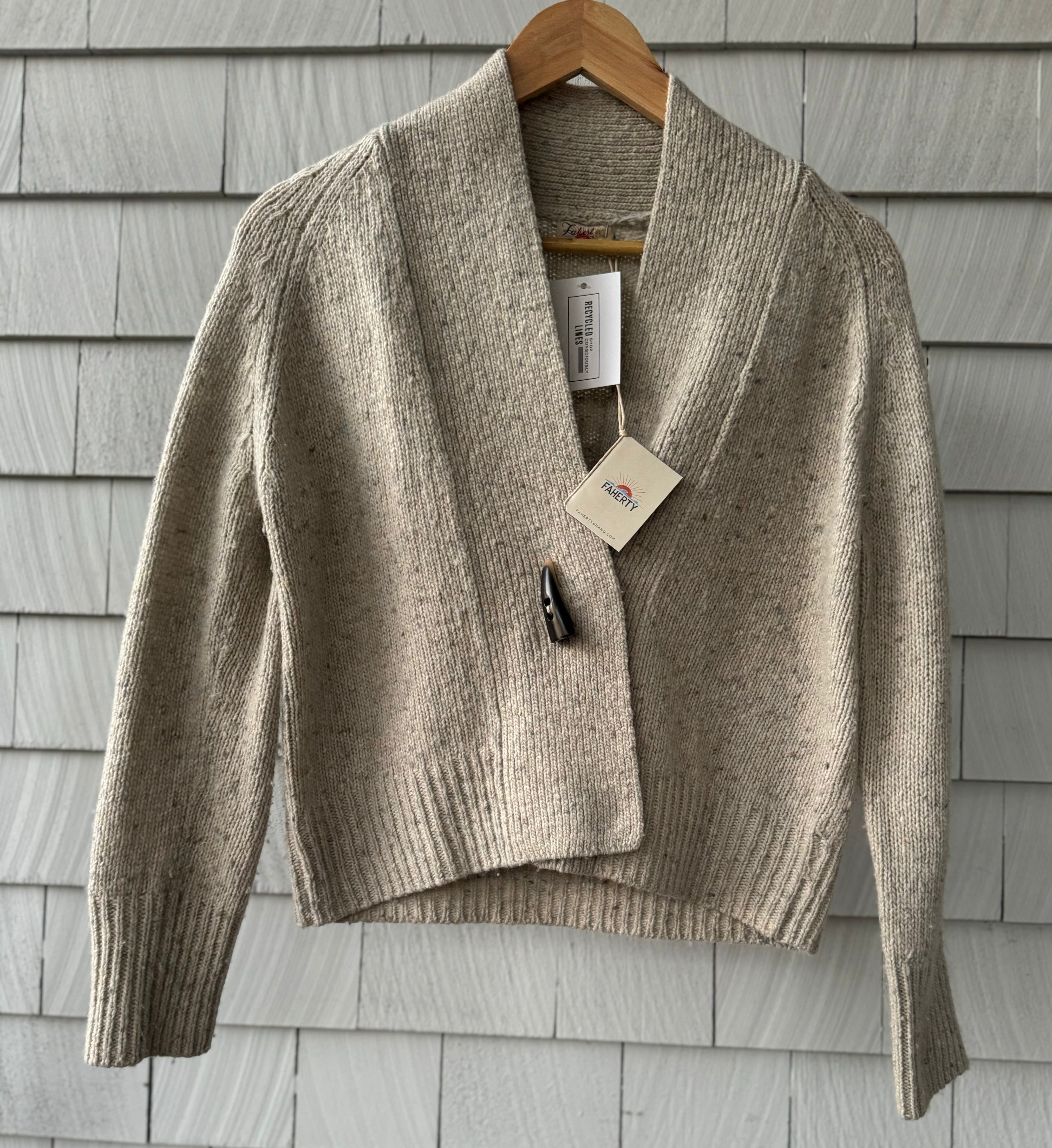 Faherty NWT Sweater, Oatmeal Womens Size XS in new with tags — Recycled Lines, Fairfield CT | Premium Sustainable Consignment