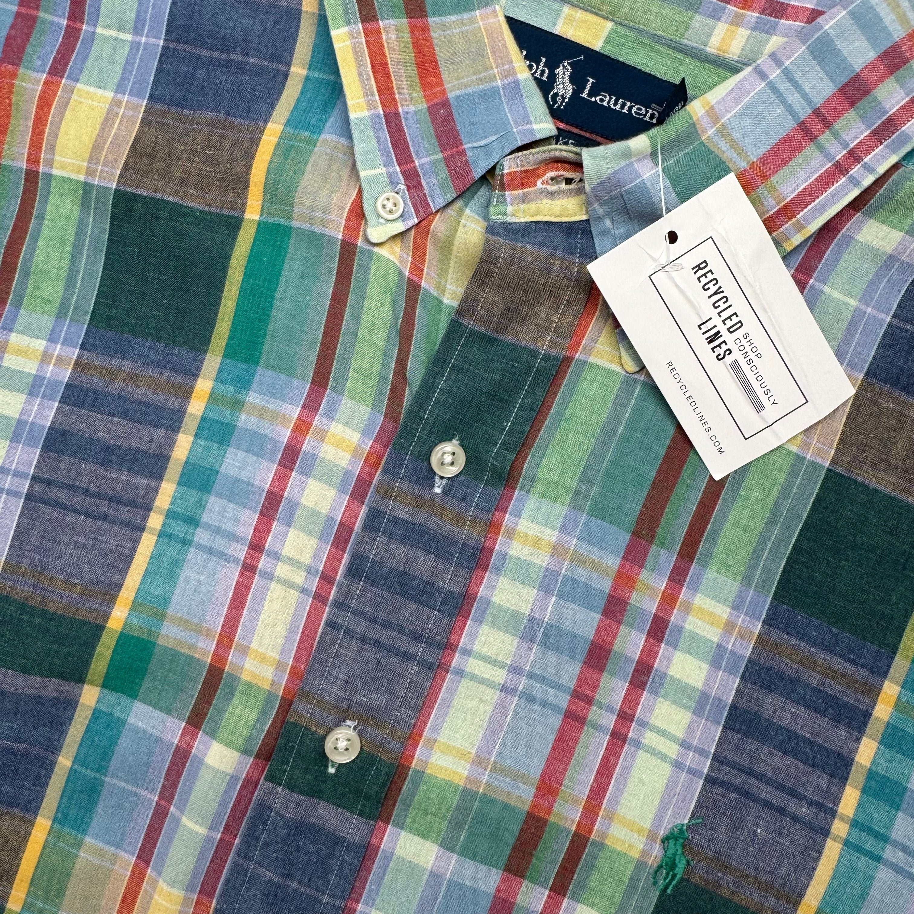 Ralph Lauren Button Down, Multi Mens Size L