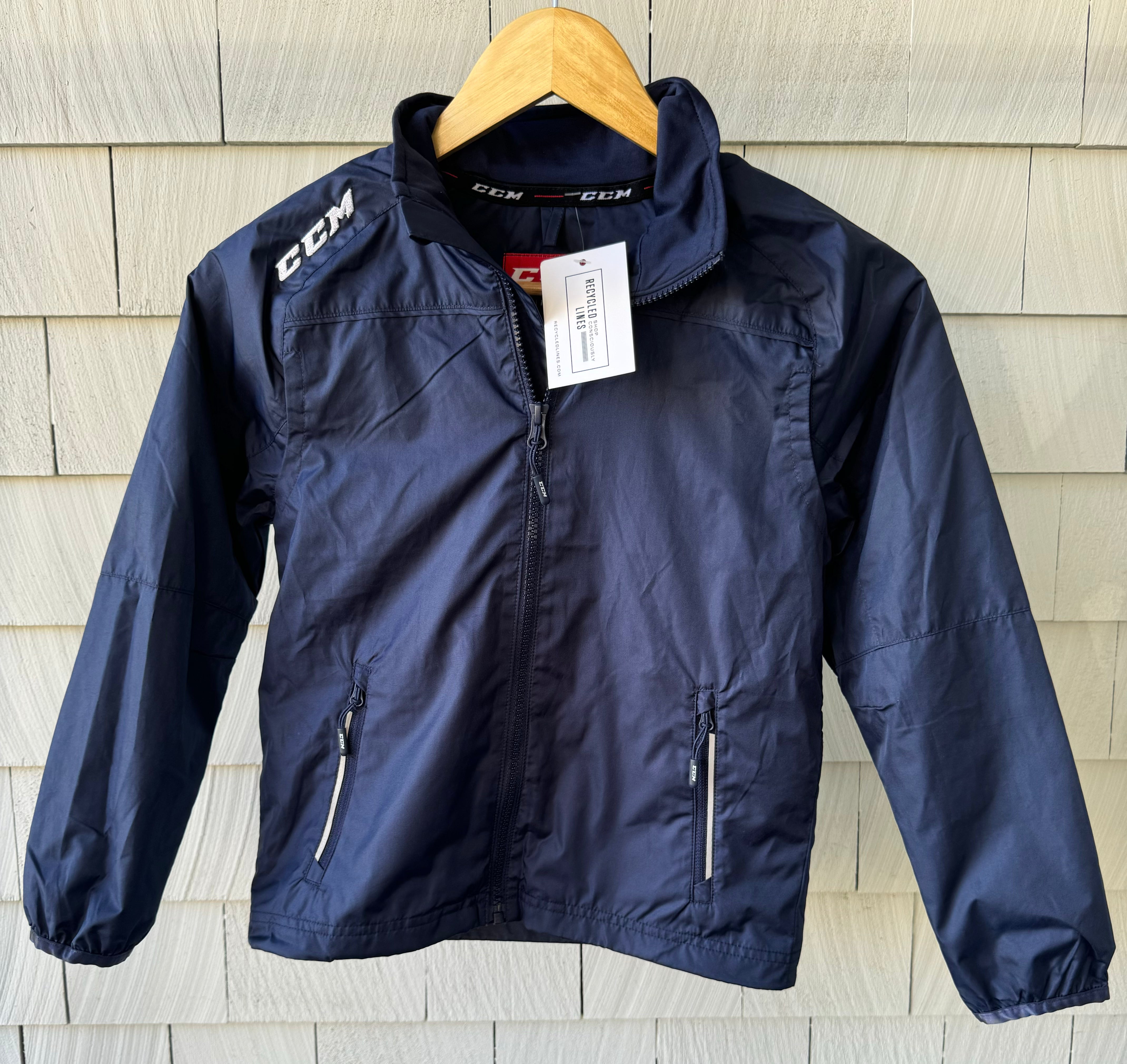 CCM Tactical Cool Hockey Jacket, Navy Boys Size S
