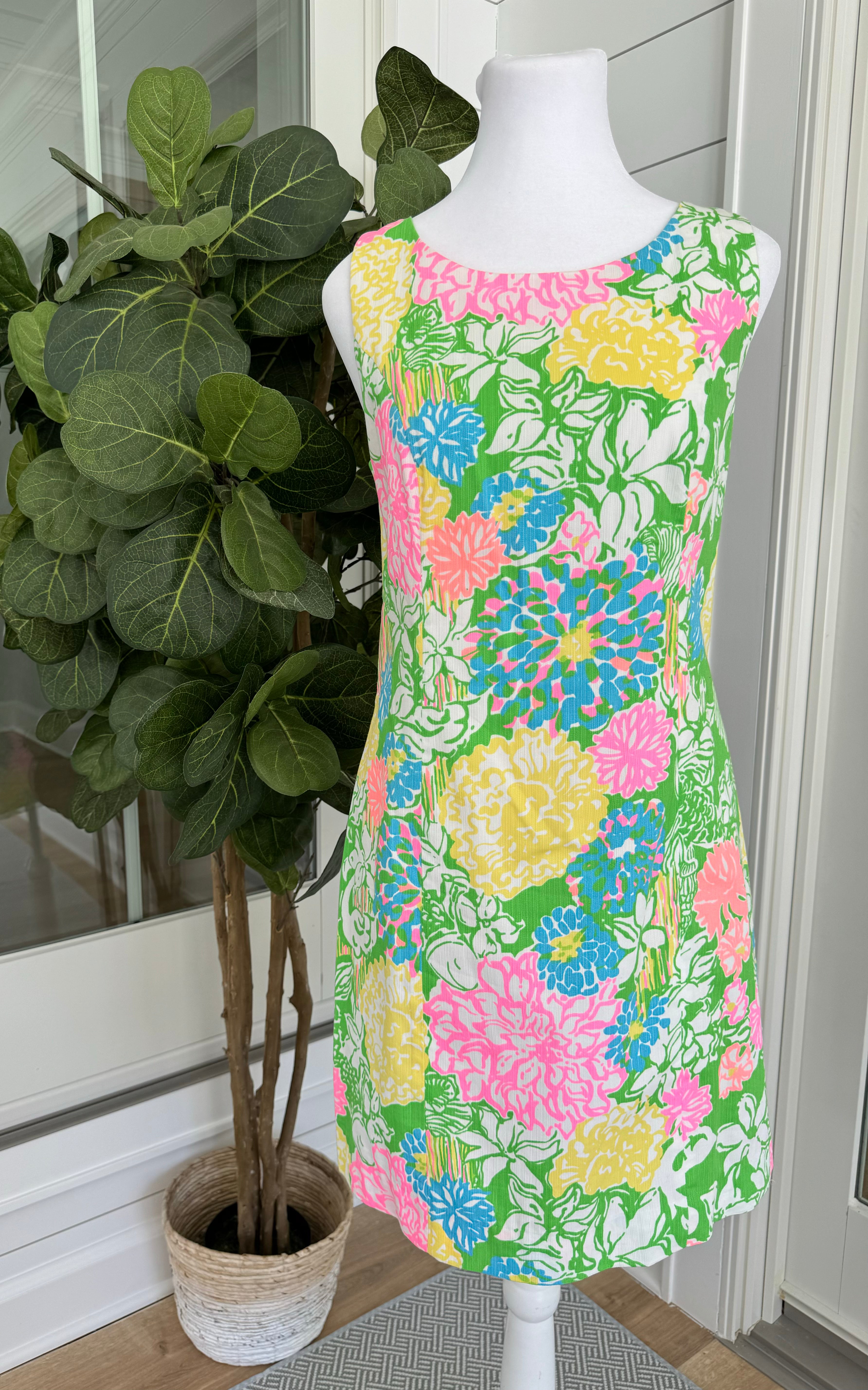 Lilly Pulitzer Dress, Multi Color Light Womens Size 6