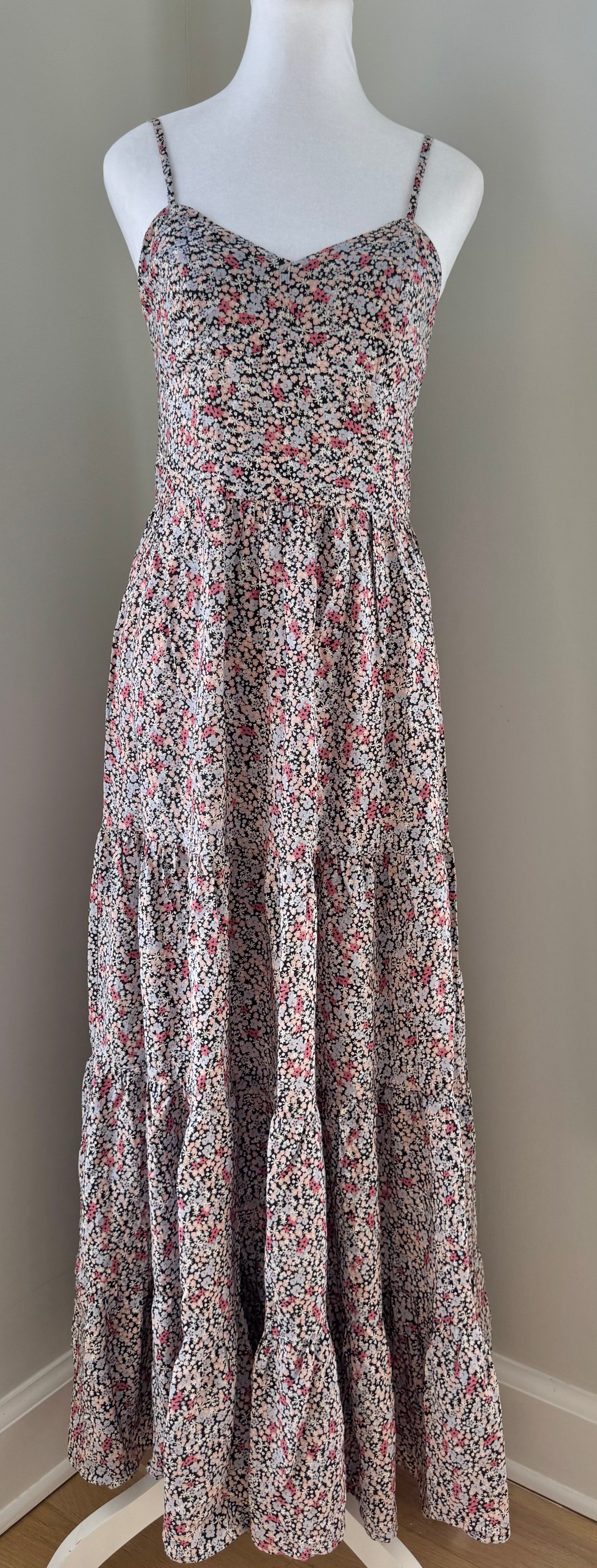 Yumi Kim NWT Hillary Floral Maxi Dress, Peach/Rose/Blue Womens Size M in new with tags — Recycled Lines, Fairfield CT | Premium Sustainable Consignment