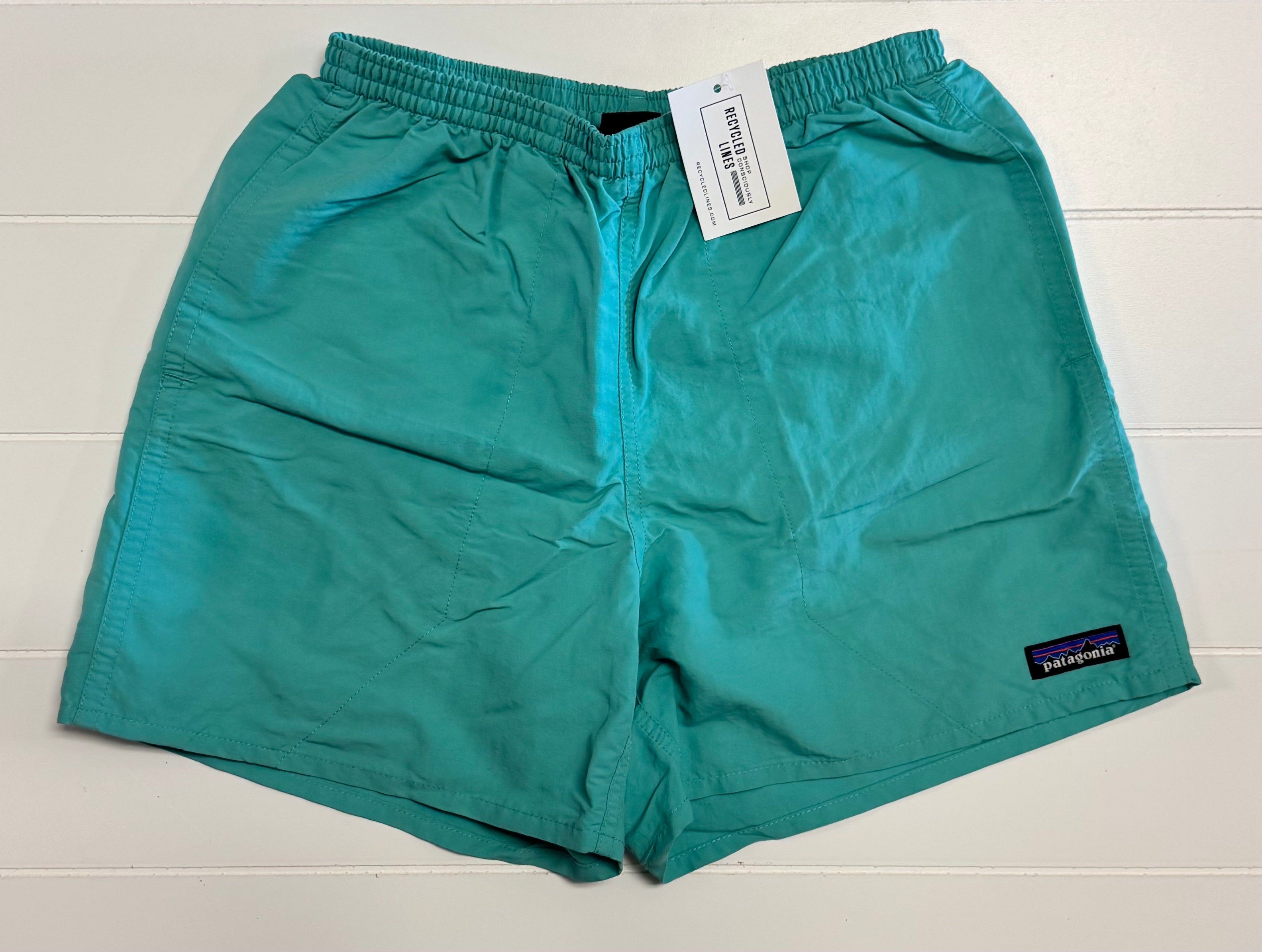 Patagonia Shorts, Teal Mens Size S in excellent condition — Recycled Lines, Fairfield CT | Premium Sustainable Consignment