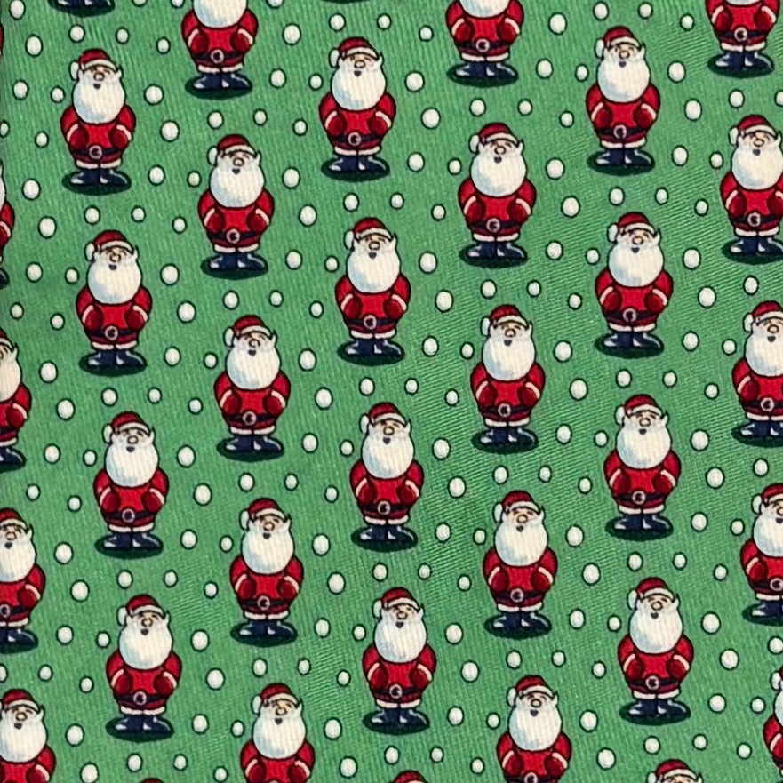 Vineyard Vines Santa Tie, Green Mens