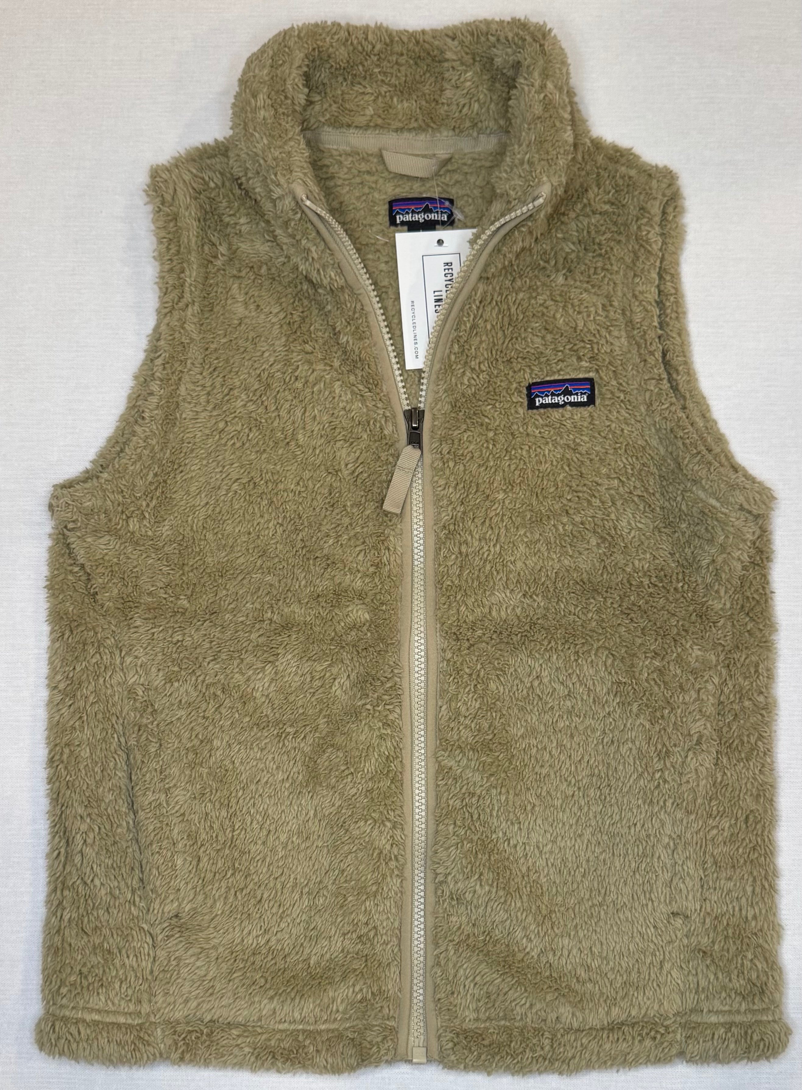 Patagonia Sherpa Vest, Oatmeal Boys Size L (12)