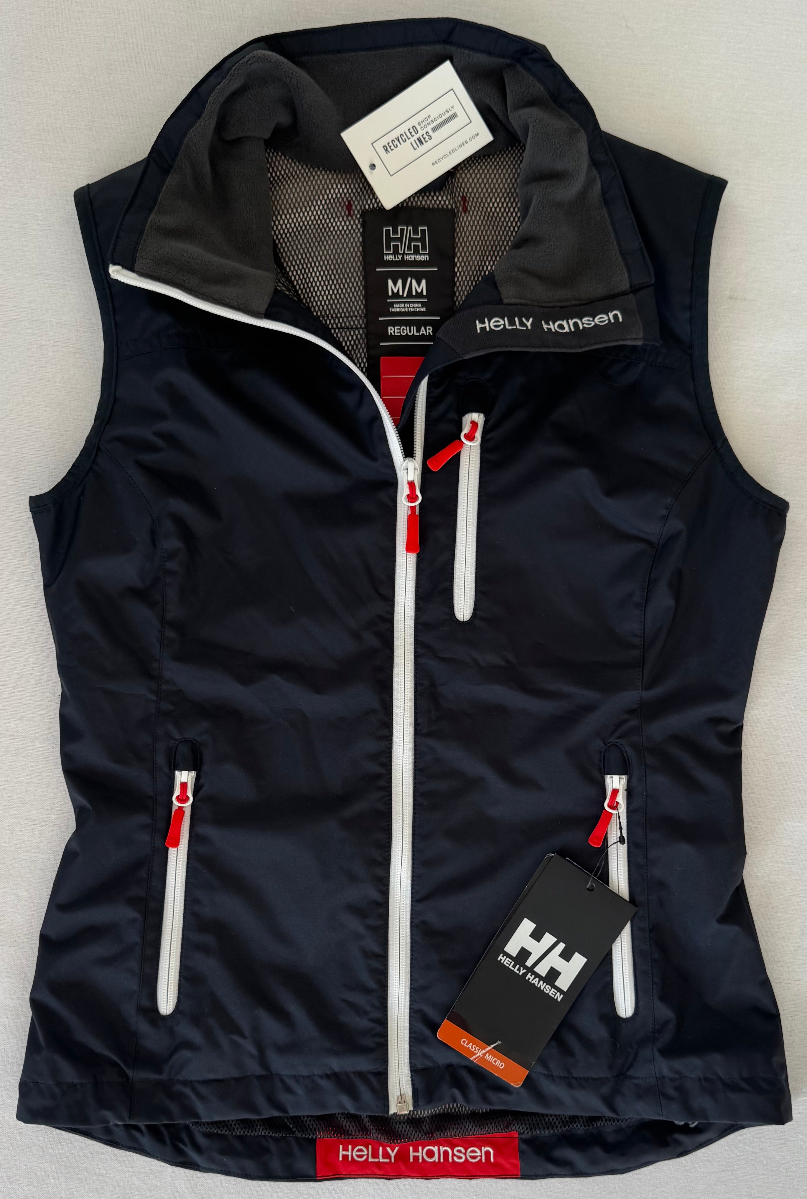 Helly Hansen NWT Crew Vest, Navy Womens Size M
