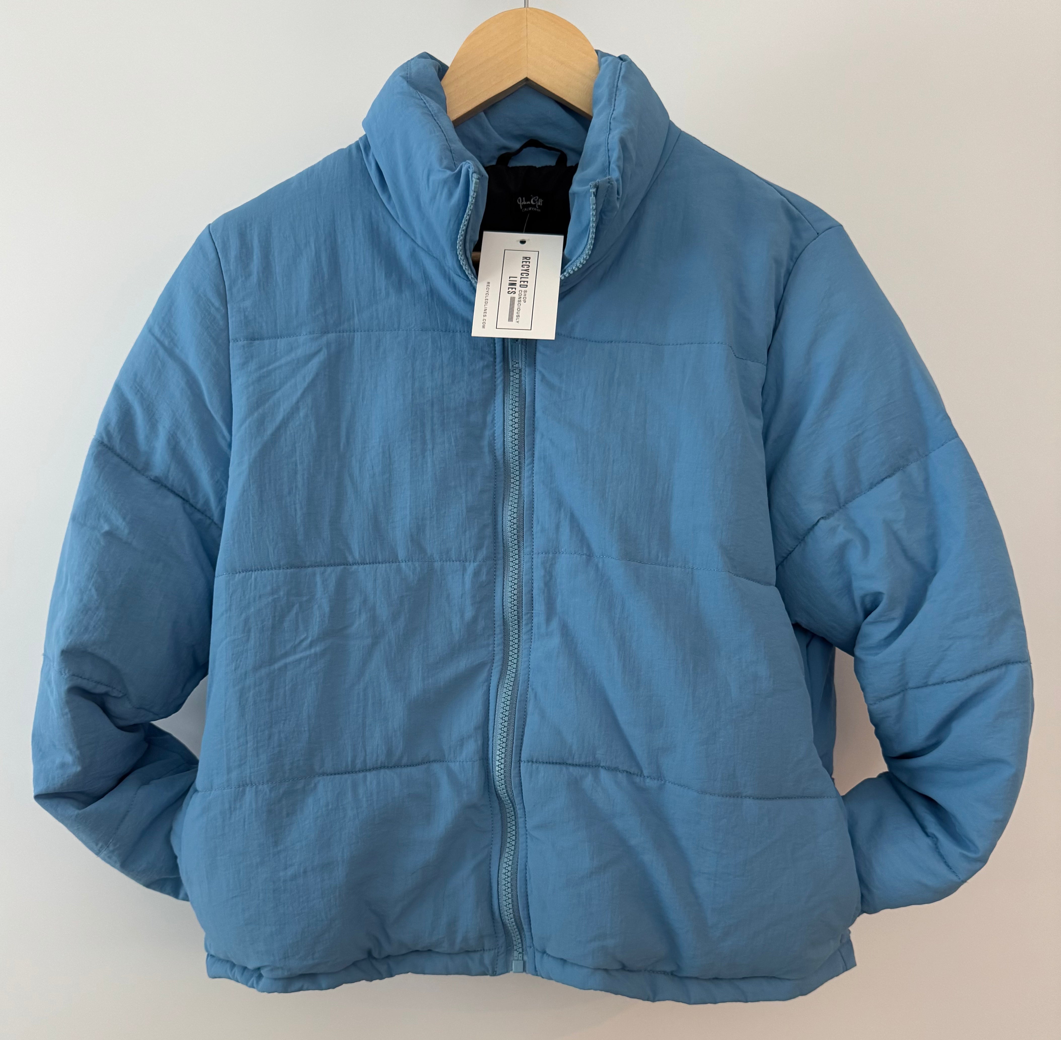 John Galt Puffer Jacket, Blue Womens O/S