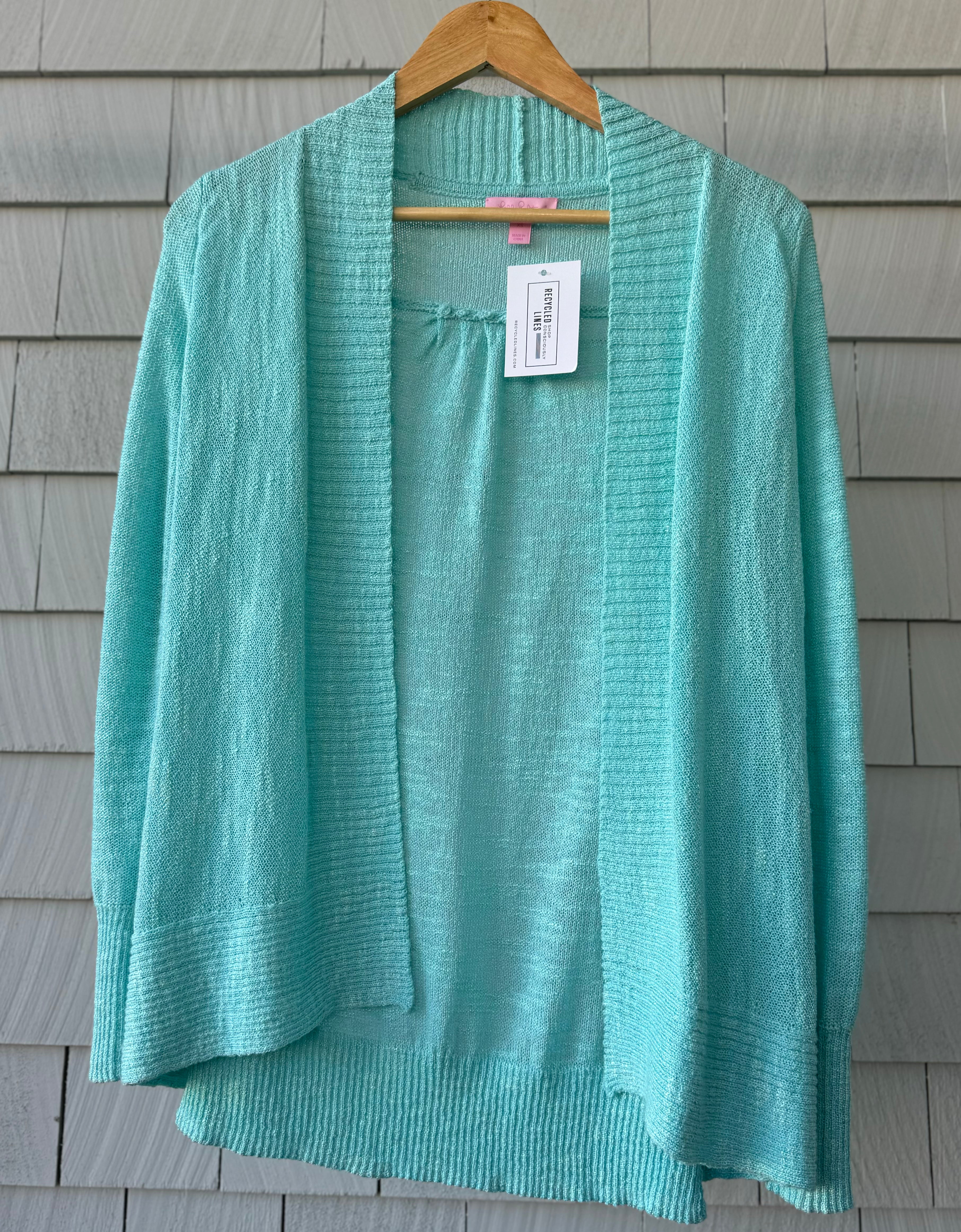 Lilly Pulitzer Cardigan, Mint Womens Size XS in excellent condition — Recycled Lines, Fairfield CT | Premium Sustainable Consignment