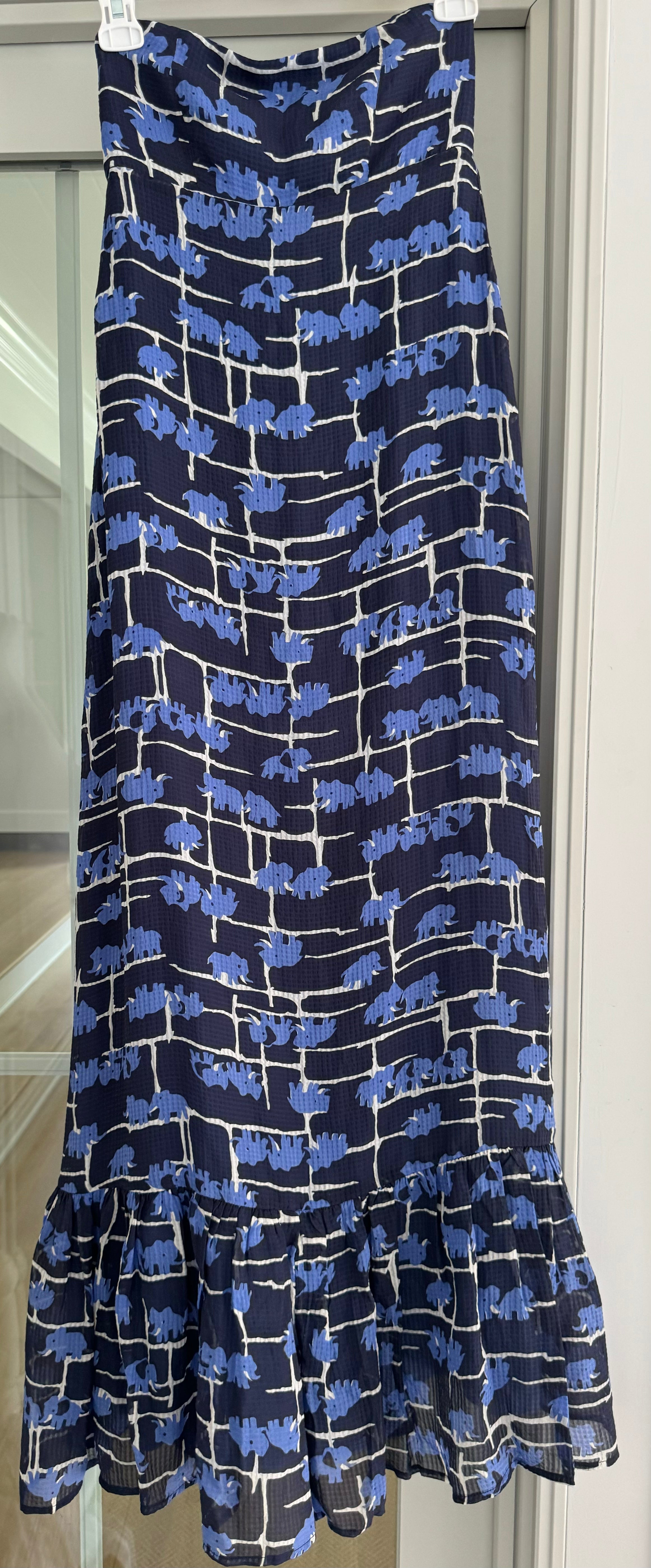 Calypso Maxi Dress, Navy Womens Size XS in excellent condition — Recycled Lines, Fairfield CT | Premium Sustainable Consignment