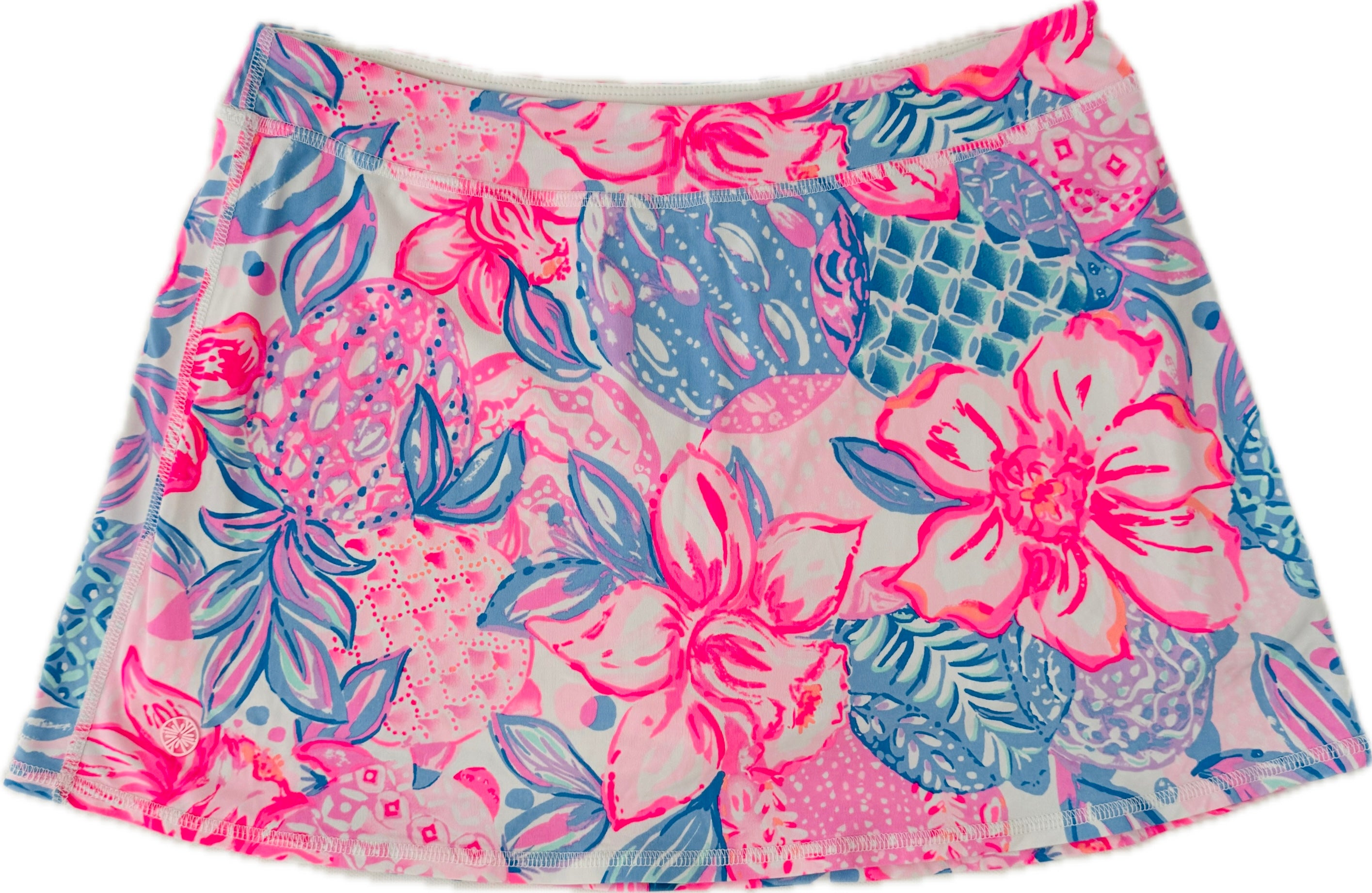 Lilly Pulitzer Tennis Skirt, Pink/Blue Girls Size XL