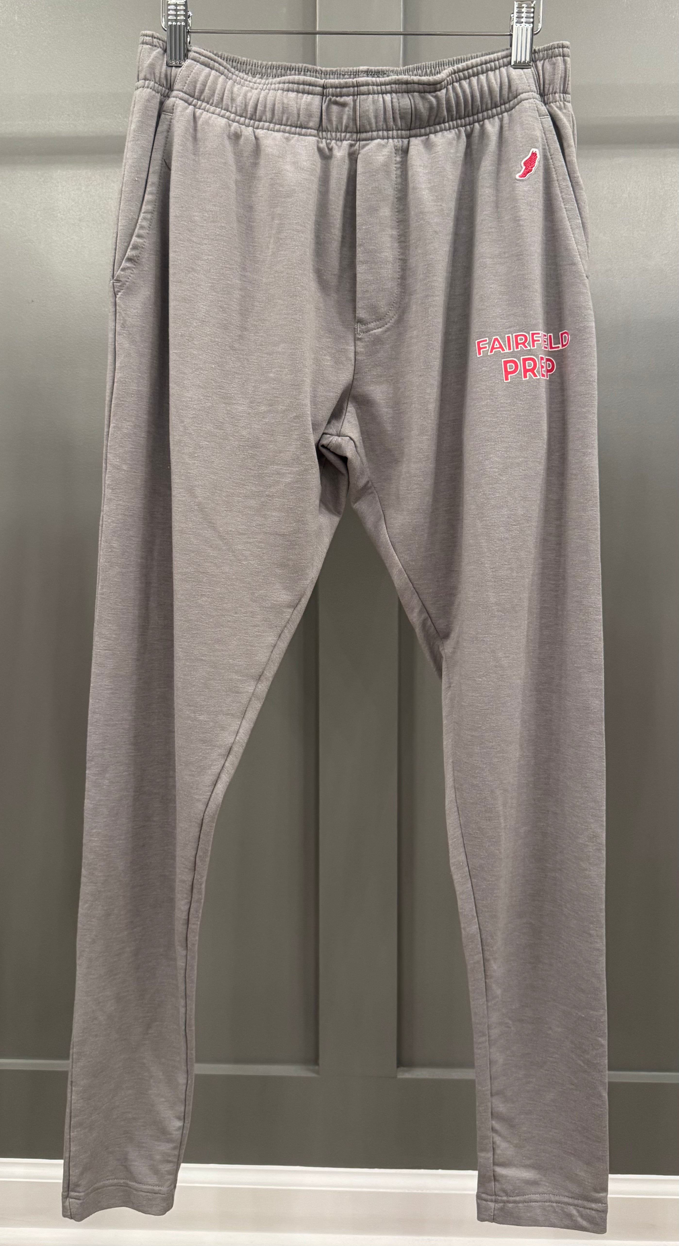 Fairfield Prep Jogger Sweatpants, Gray Mens Size S in excellent condition — Recycled Lines, Fairfield CT | Premium Sustainable Consignment