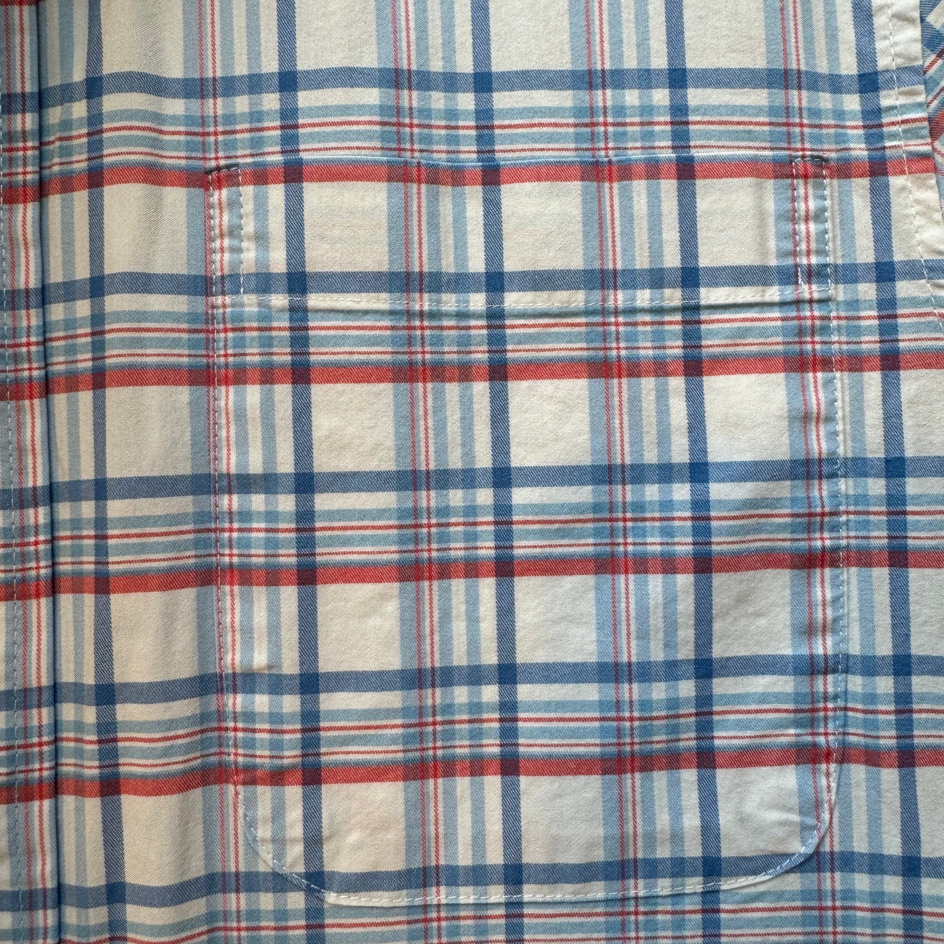 Vineyard Vines Performance Button Down, RWB Plaid Mens Size XS