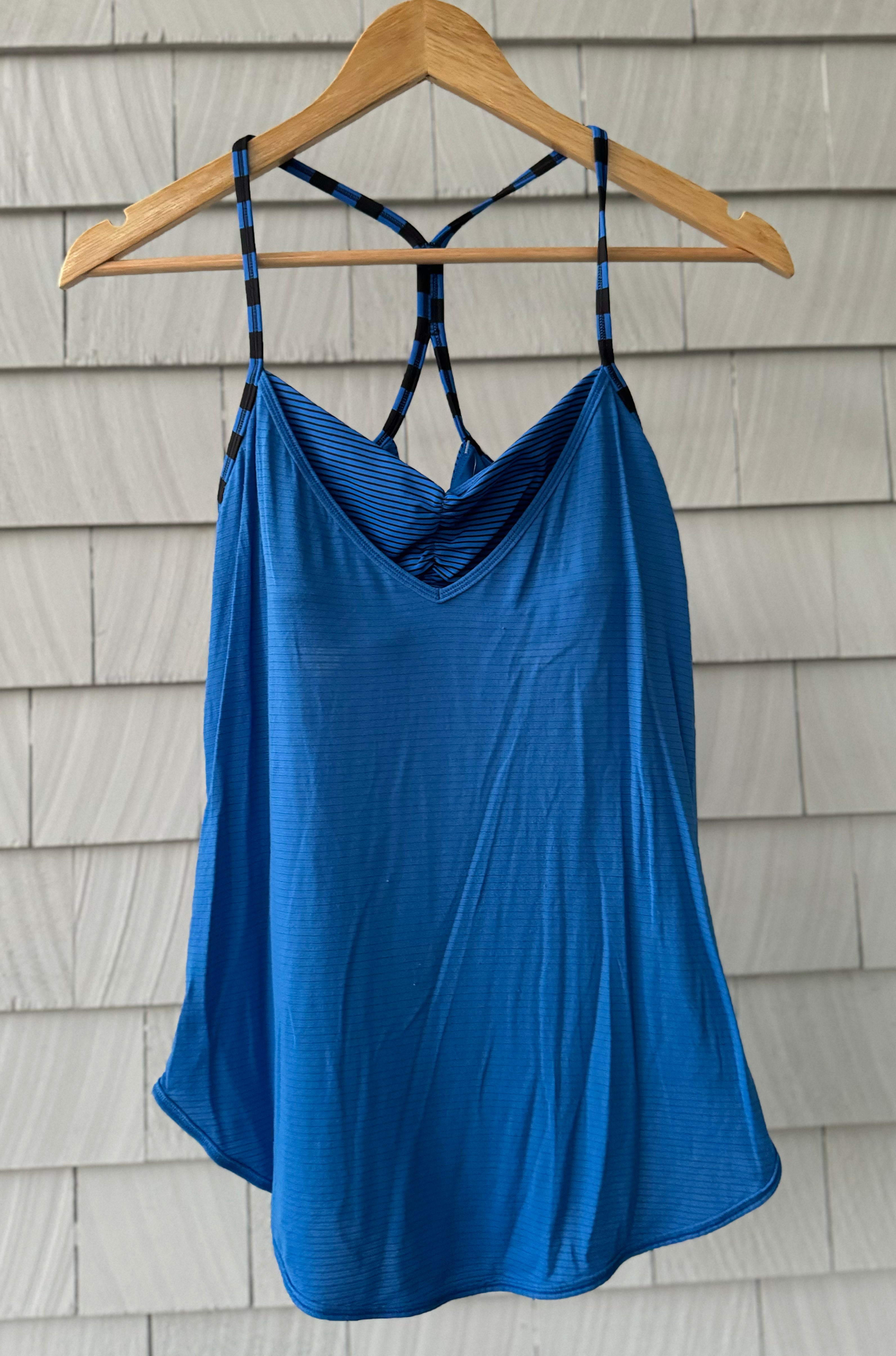 Lululemon Tank Top, Royal Blue Womens Size 8 in excellent condition — Recycled Lines, Fairfield CT | Premium Sustainable Consignment