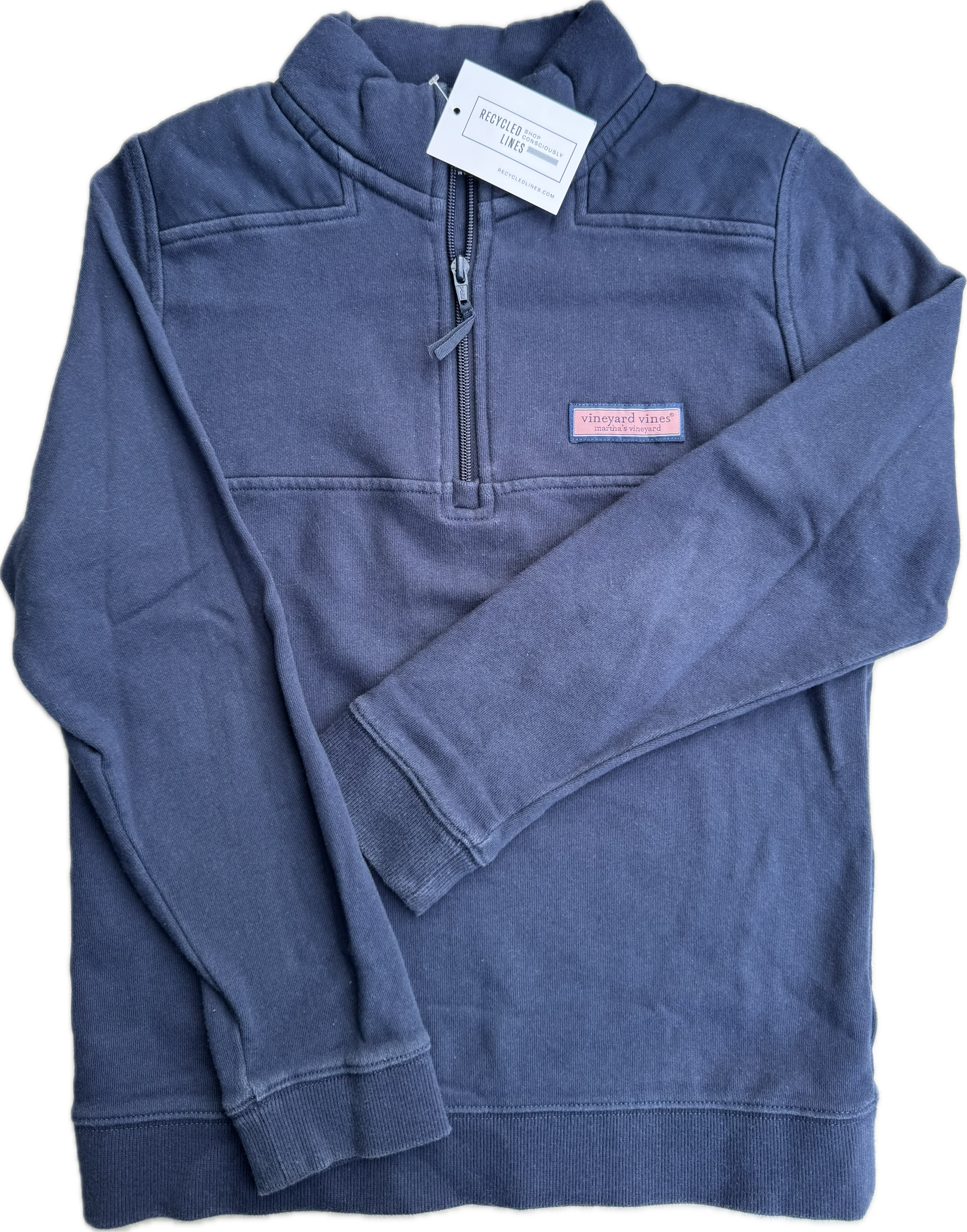 Vineyard Vines Pullover, Navy Boys Size M in excellent condition — Recycled Lines, Fairfield CT | Premium Sustainable Consignment