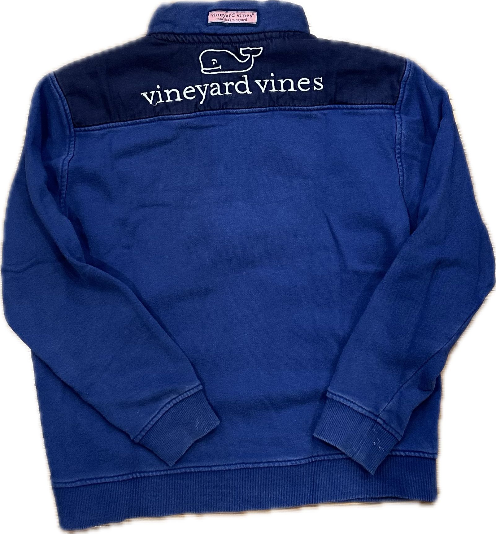 Vineyard Vines 1/4 Zip Pullover, Blue Boys Size L